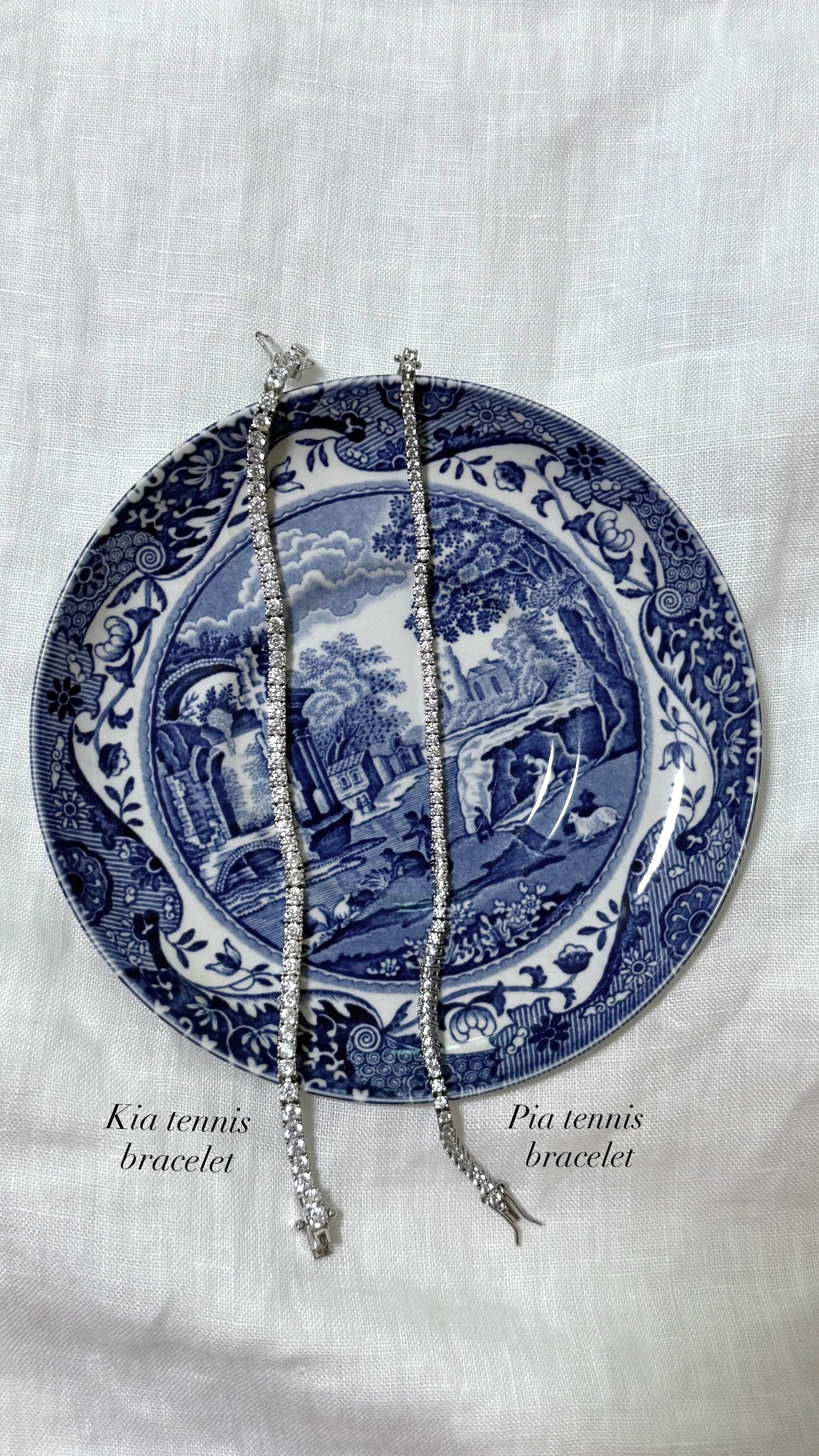 Kia Tennis Bracelet - Silver