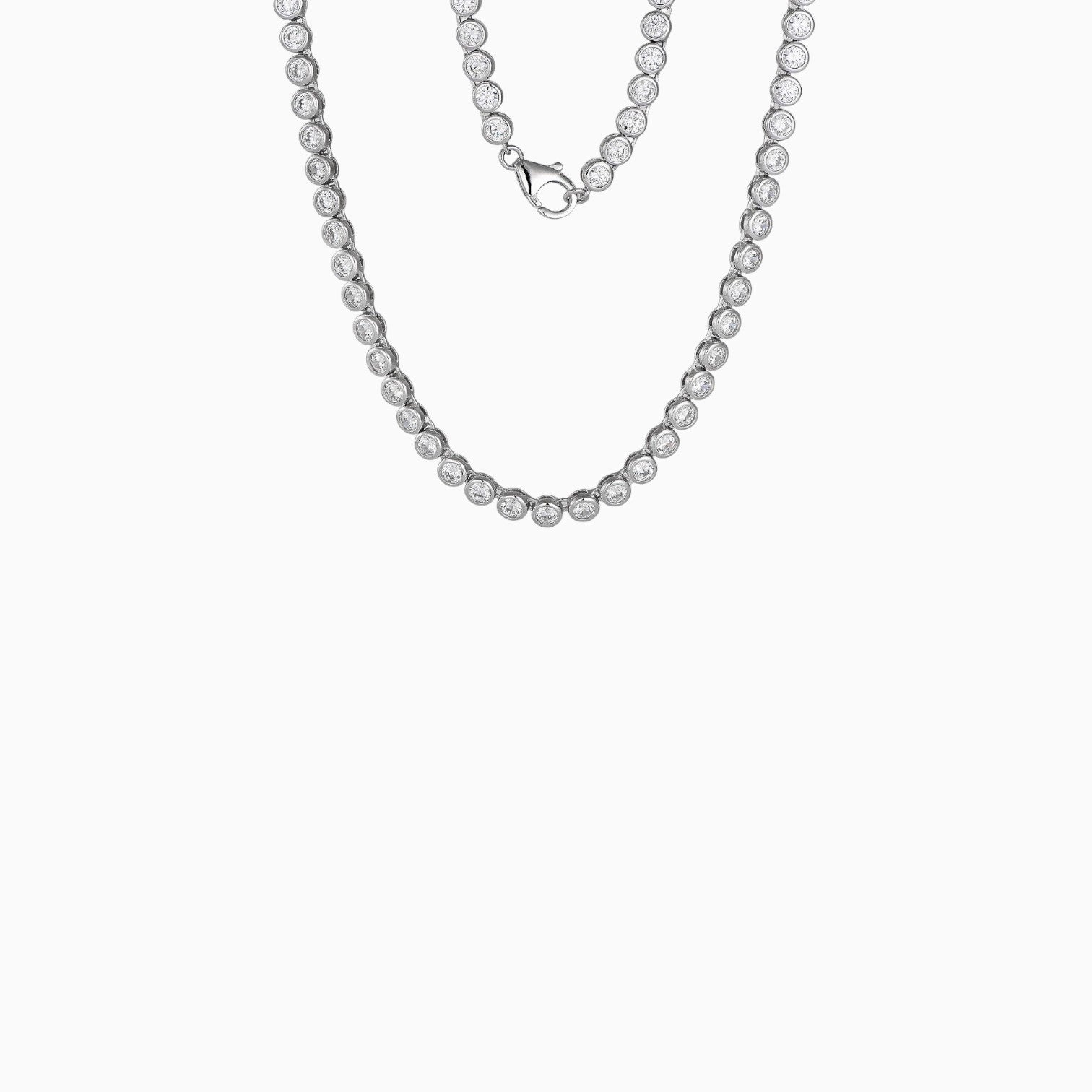 Alya Tennis necklace - Silver