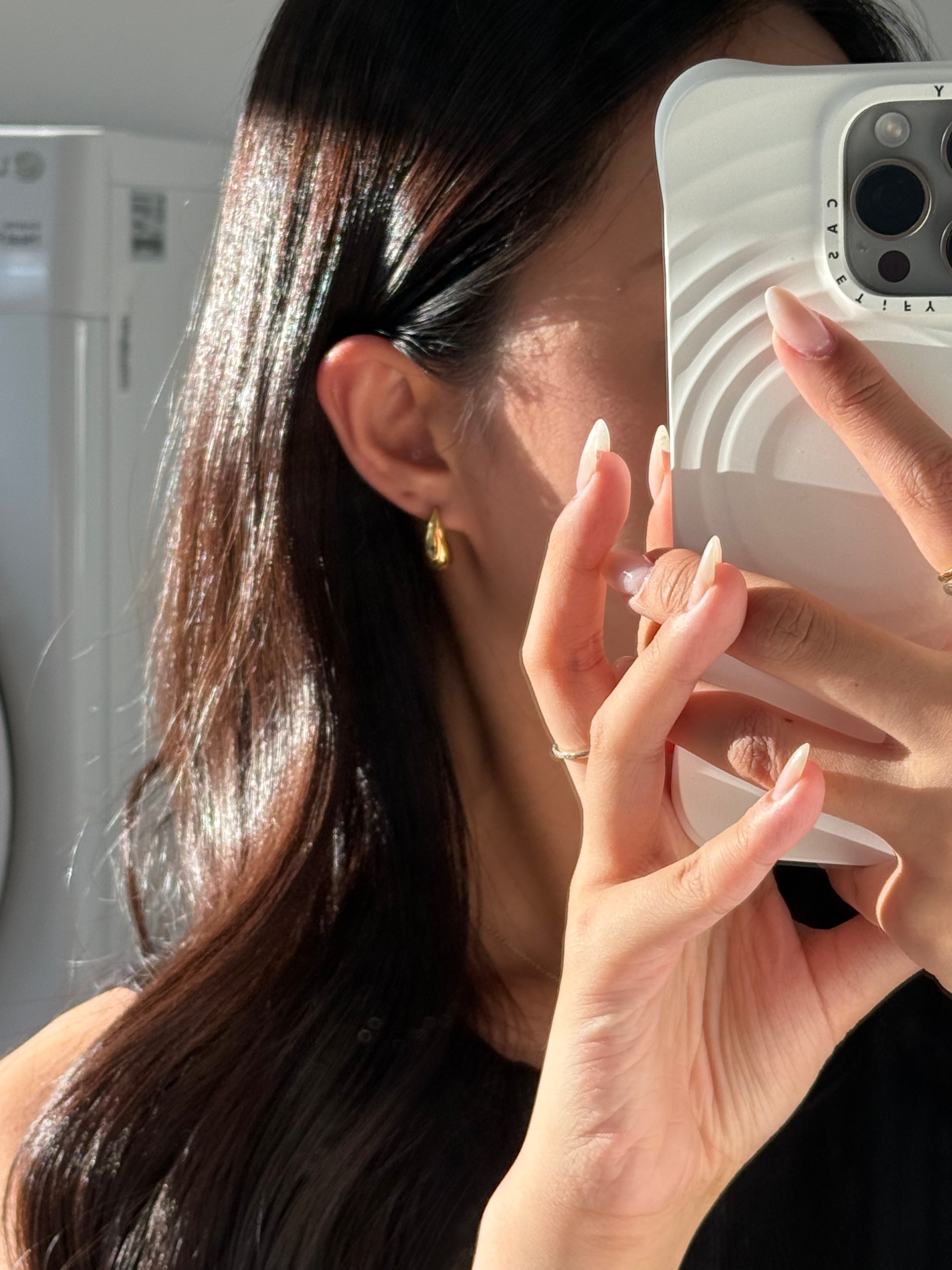 Isabella Teardrop Earrings - Gold Vermeil