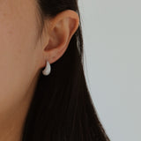 Emma Teardrop Earrings - Silver