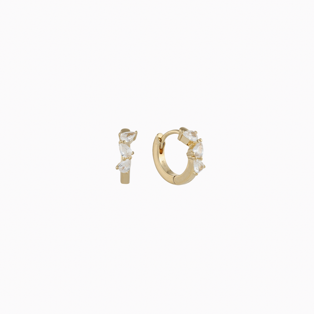 Jacqui Hoops -  Gold Vermeil