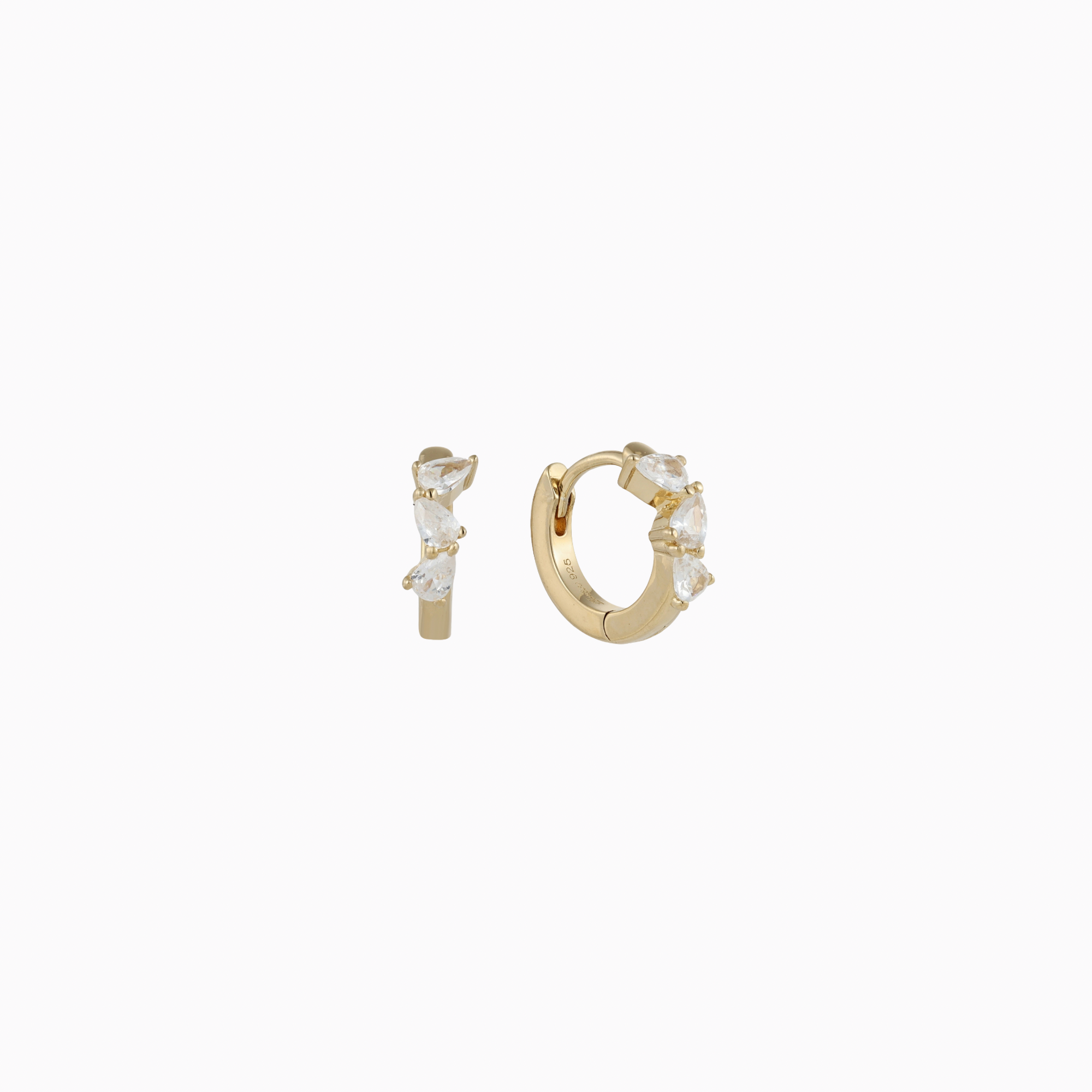 Jacqui Hoops -  Gold Vermeil
