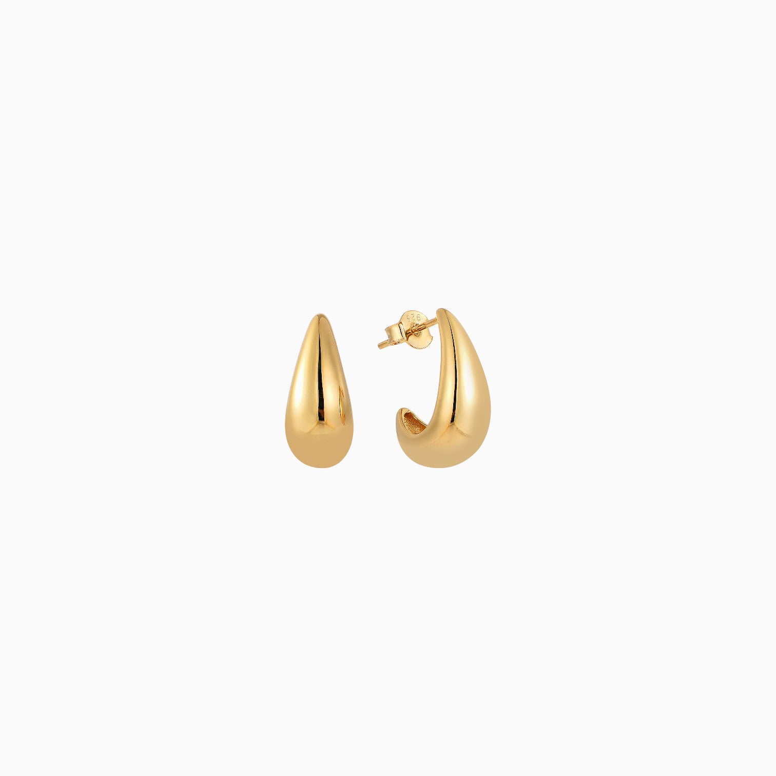 Isabella Teardrop Earrings - Gold Vermeil