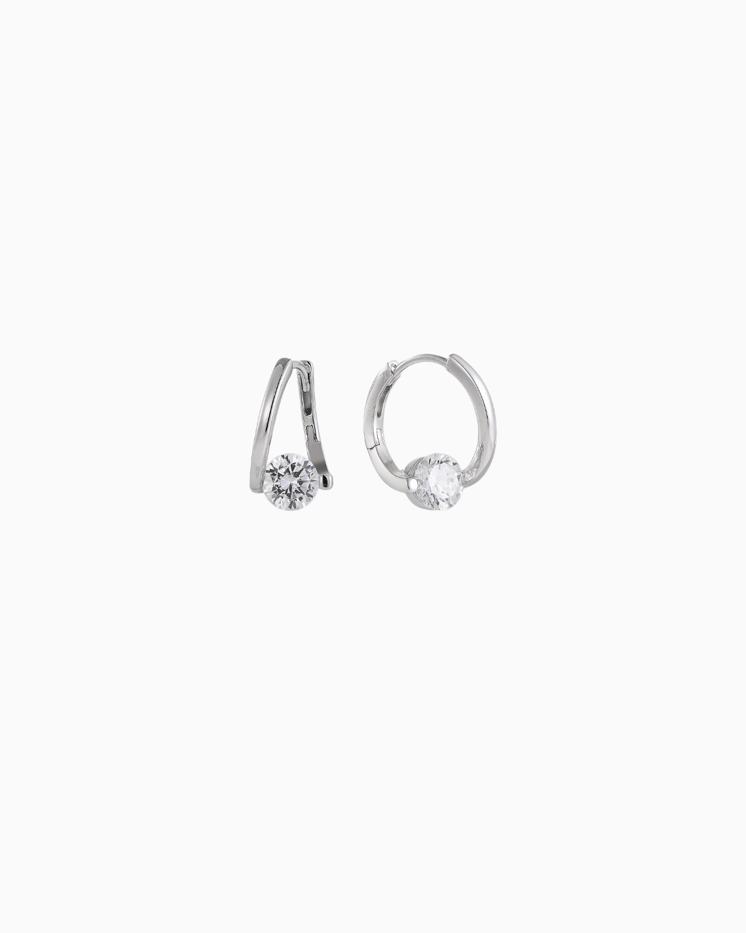Una Hoops - Silver
