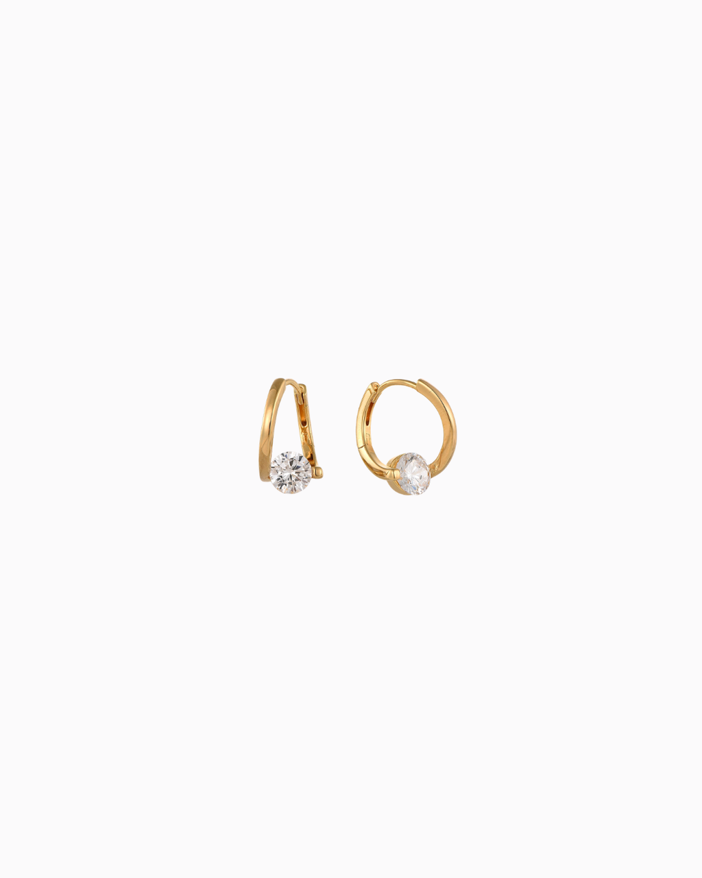 Una Hoops - Gold Vermeil