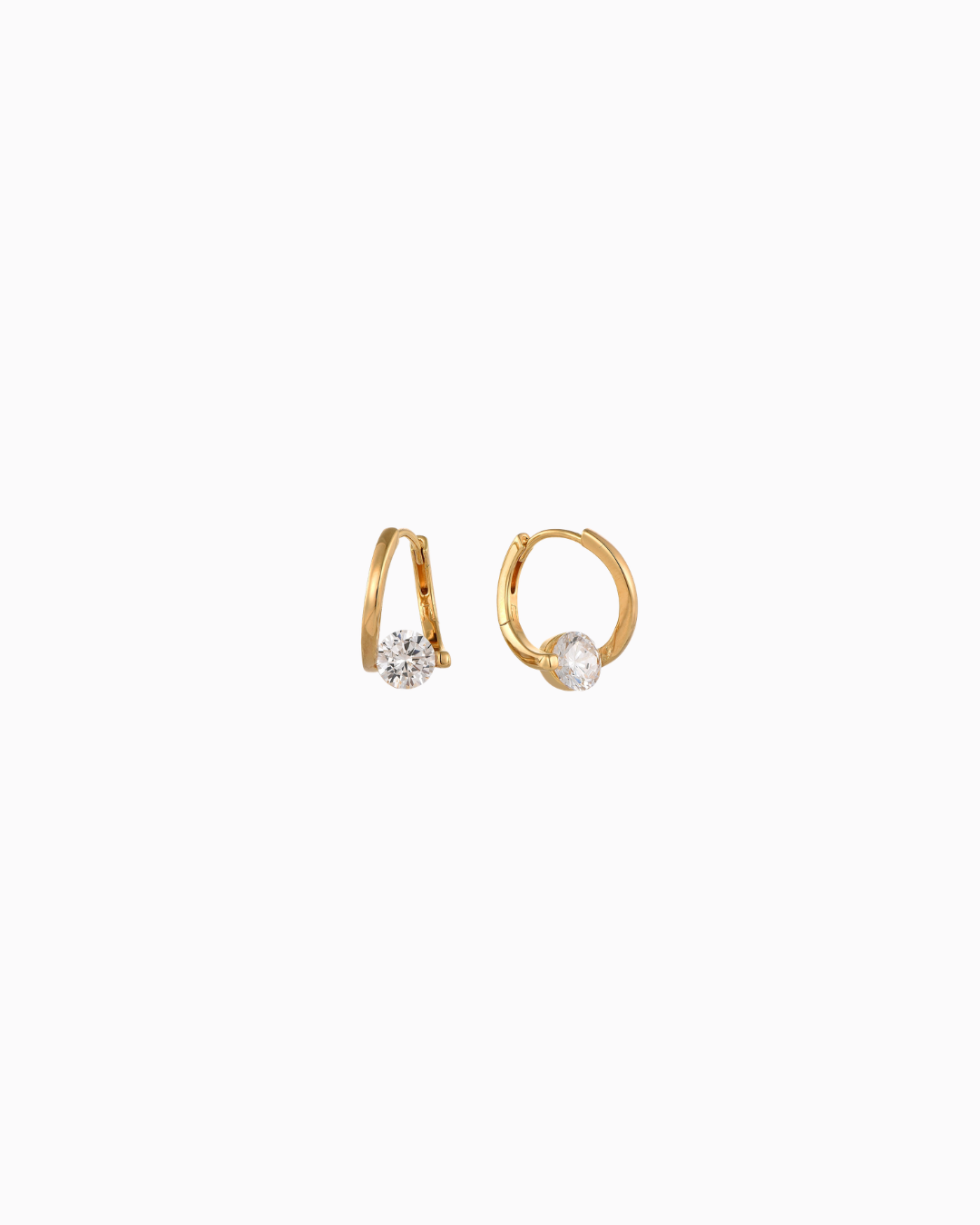 Una Hoops - Gold Vermeil