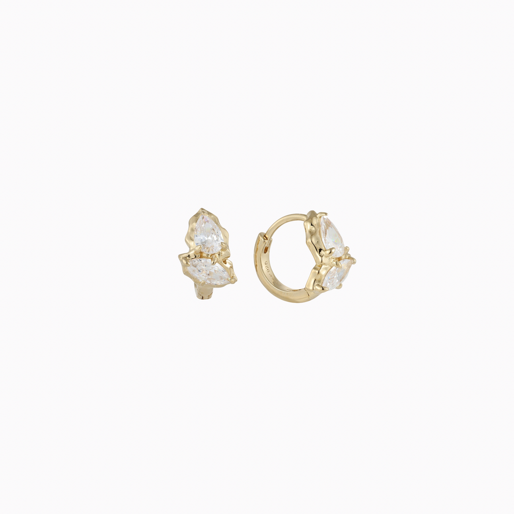 Kazza Hoops -  Gold Vermeil