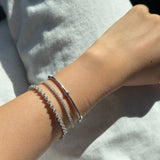 Pia Tennis Bracelet - Silver
