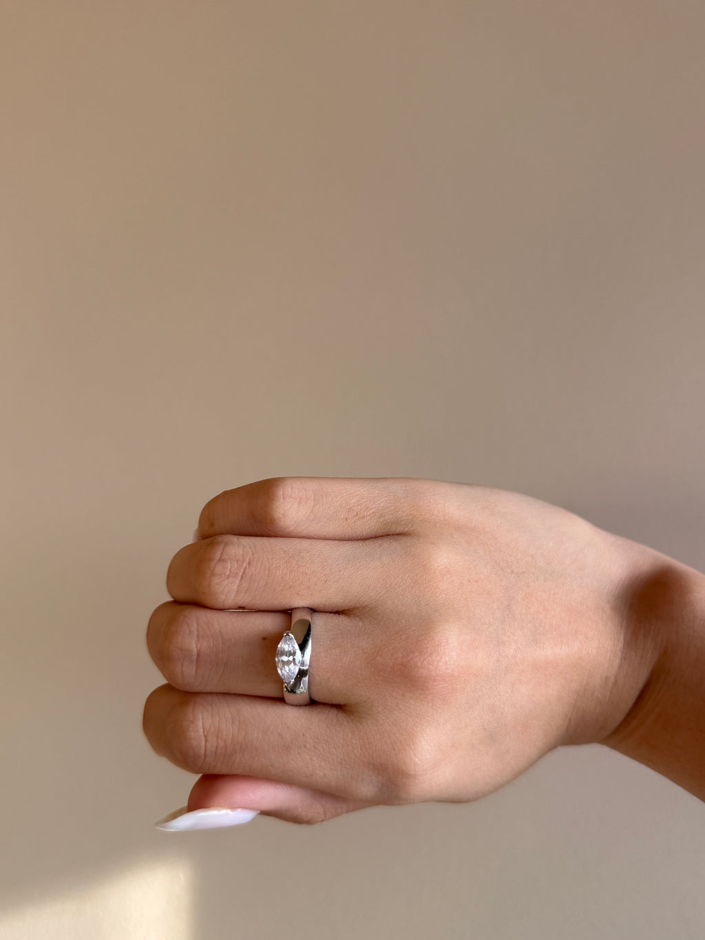 Aria Pinky Ring - Silver