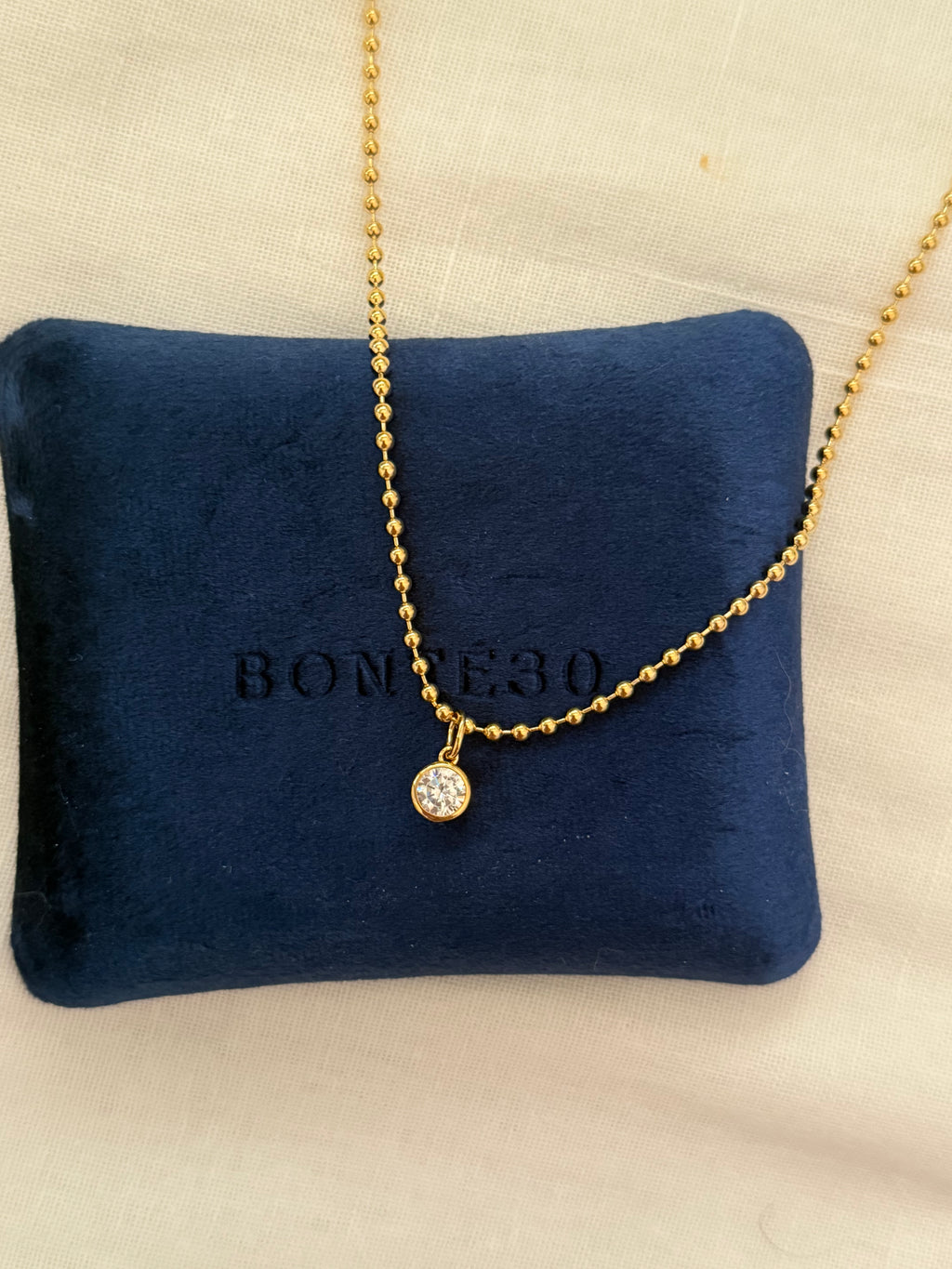 Amber Pendant - Gold Vermeil