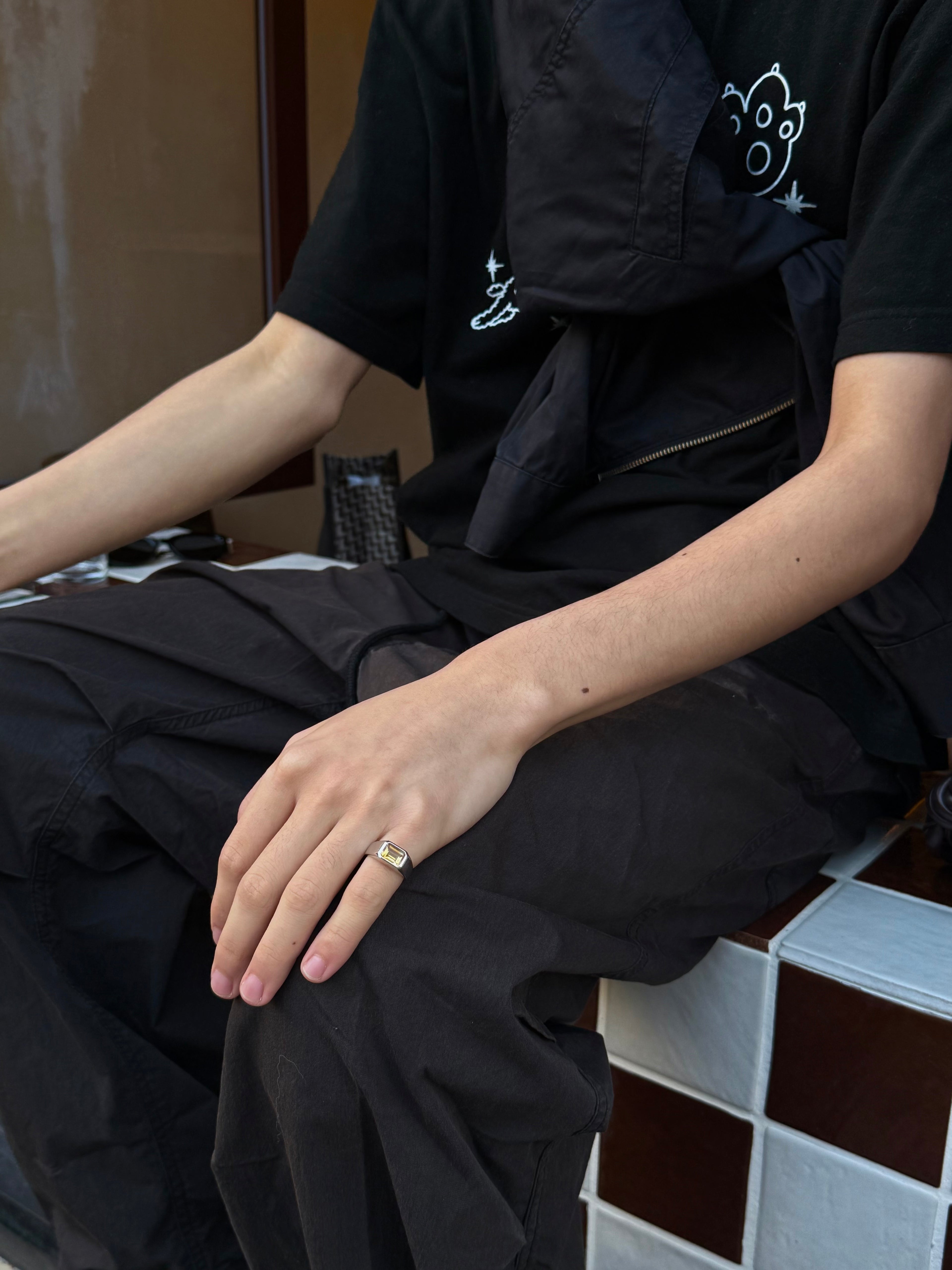 阿舍尔戒指 - 银