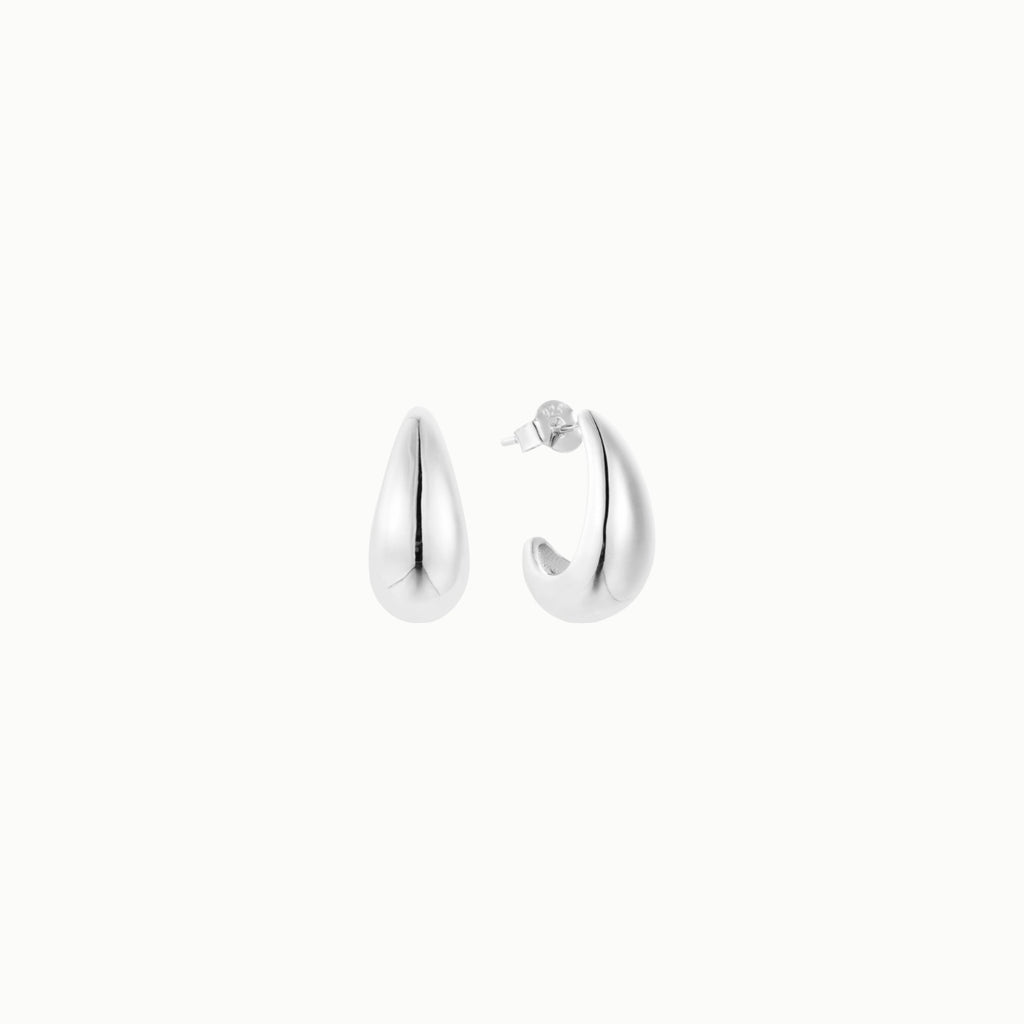Isabella Teardrop Earrings - Silver