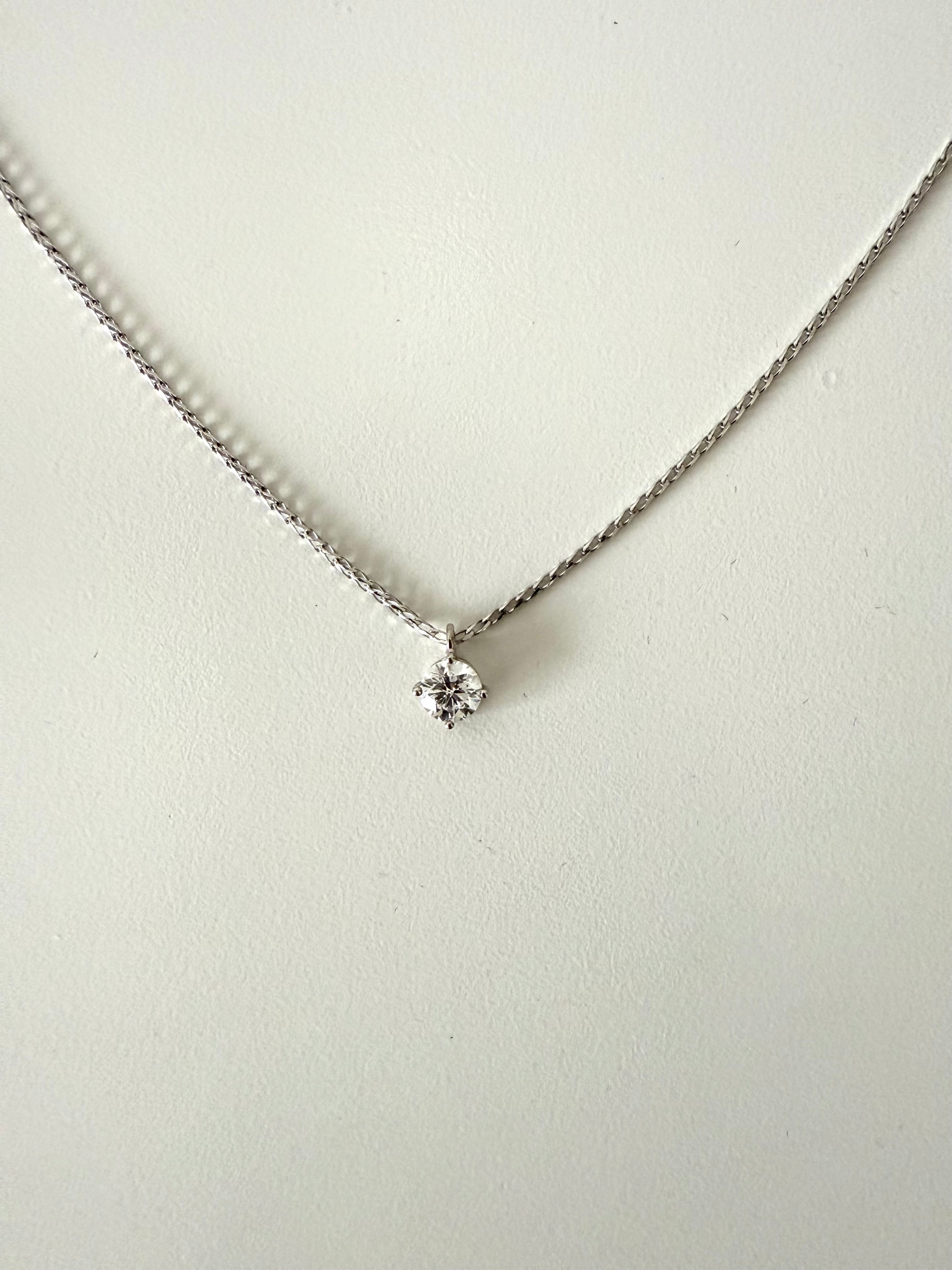 Noa necklace - 18k white gold