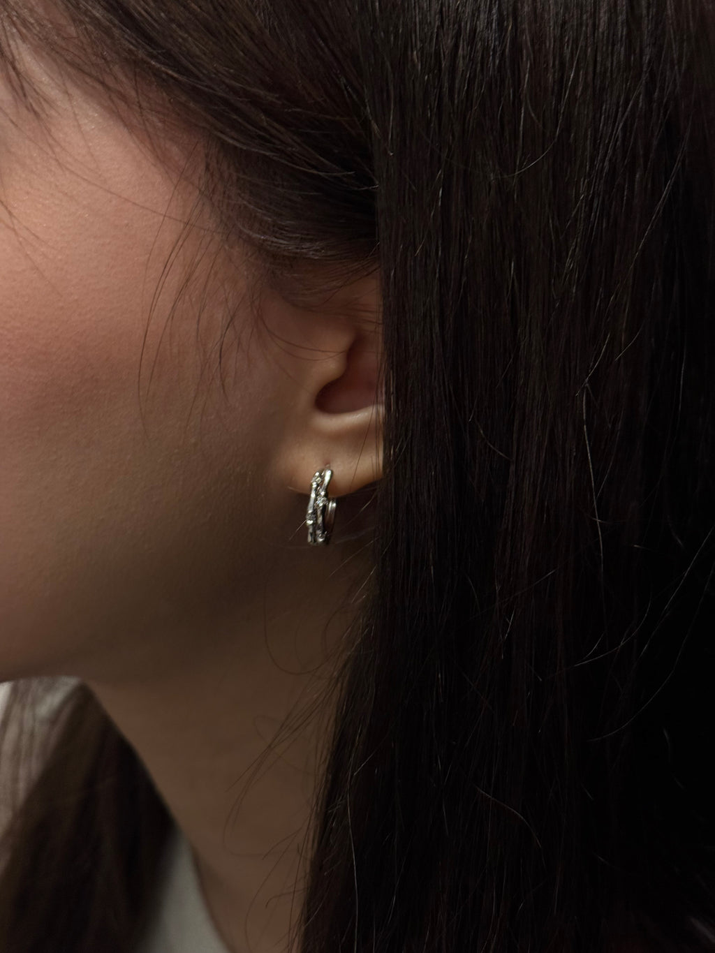 Clara Hoops - Silver