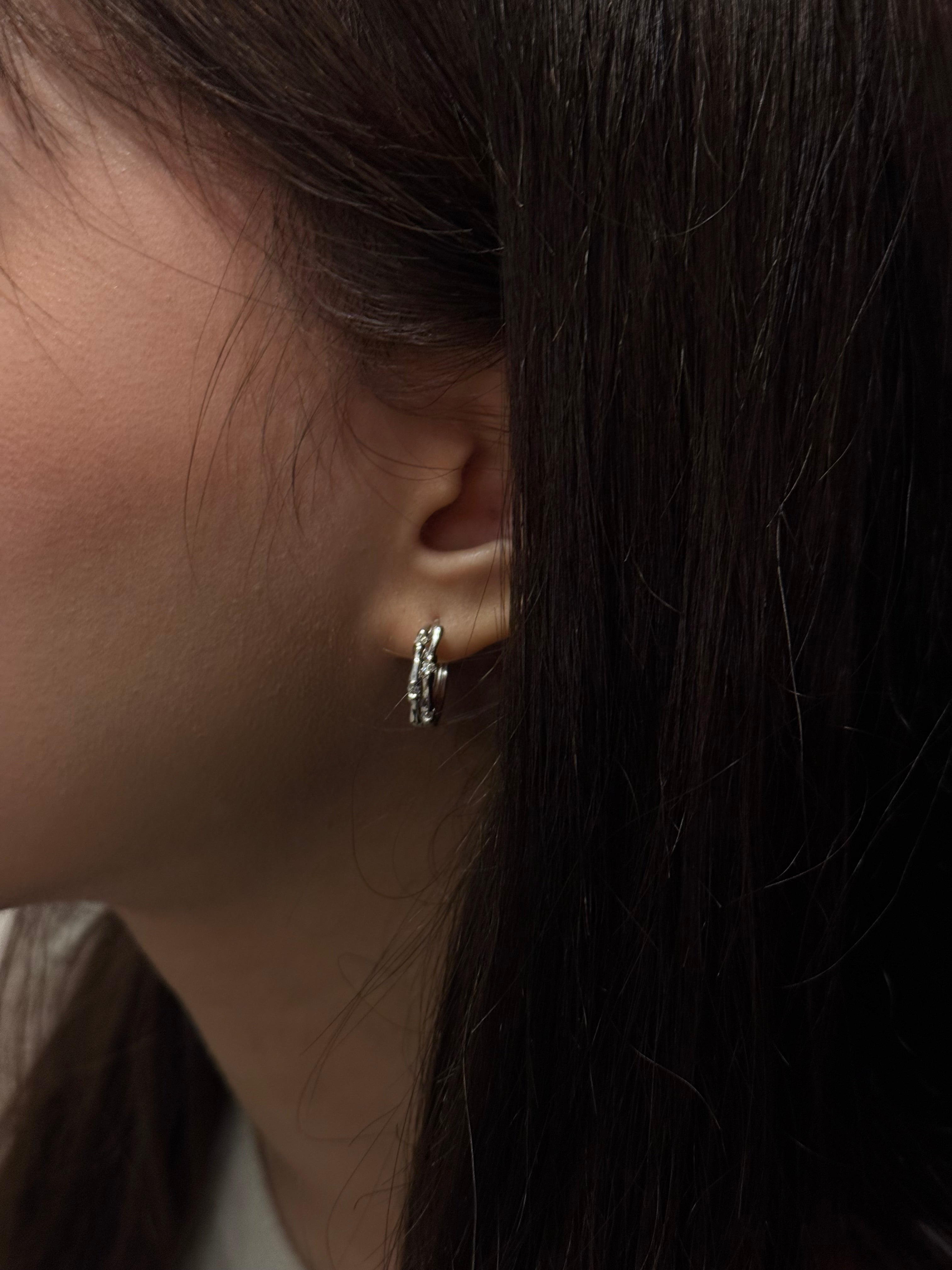 Clara Hoops - Silver