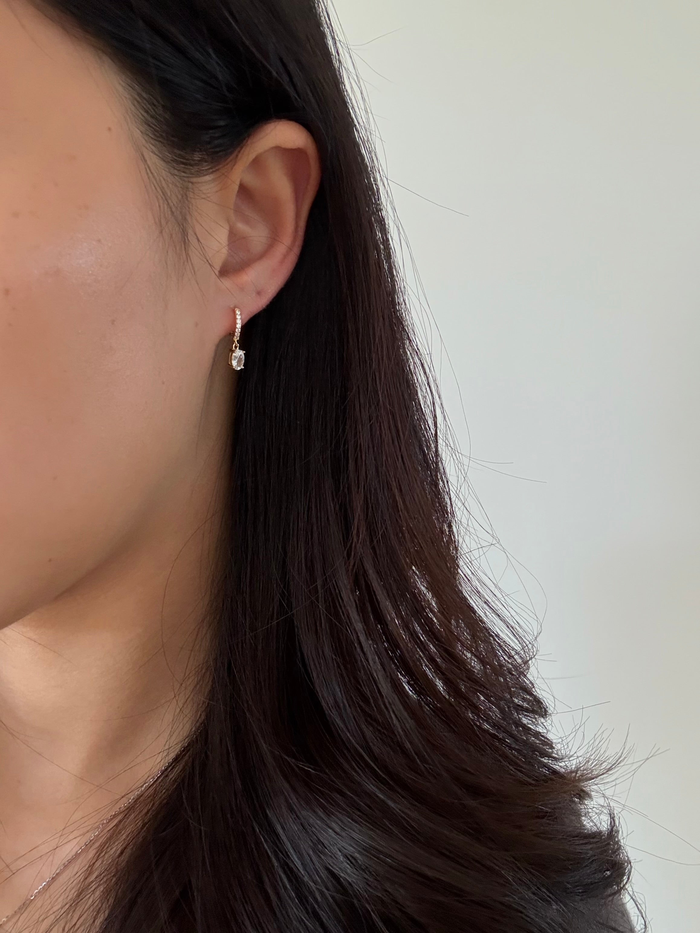 Sarah Hoops - Gold Vermeil