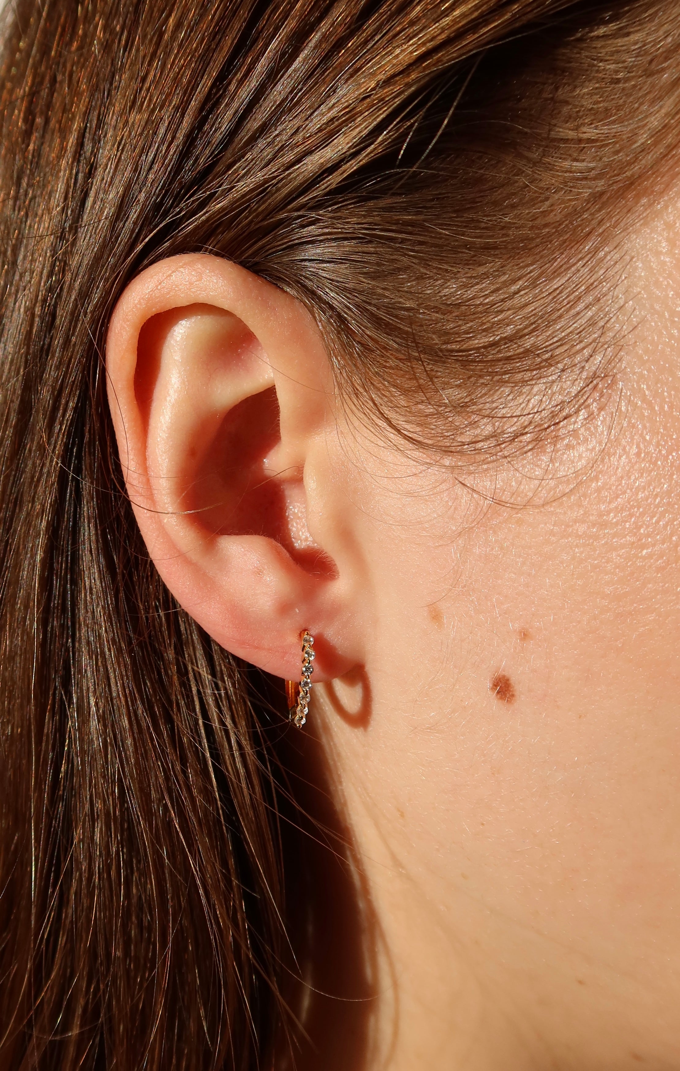Camila Hoops -  Gold Vermeil