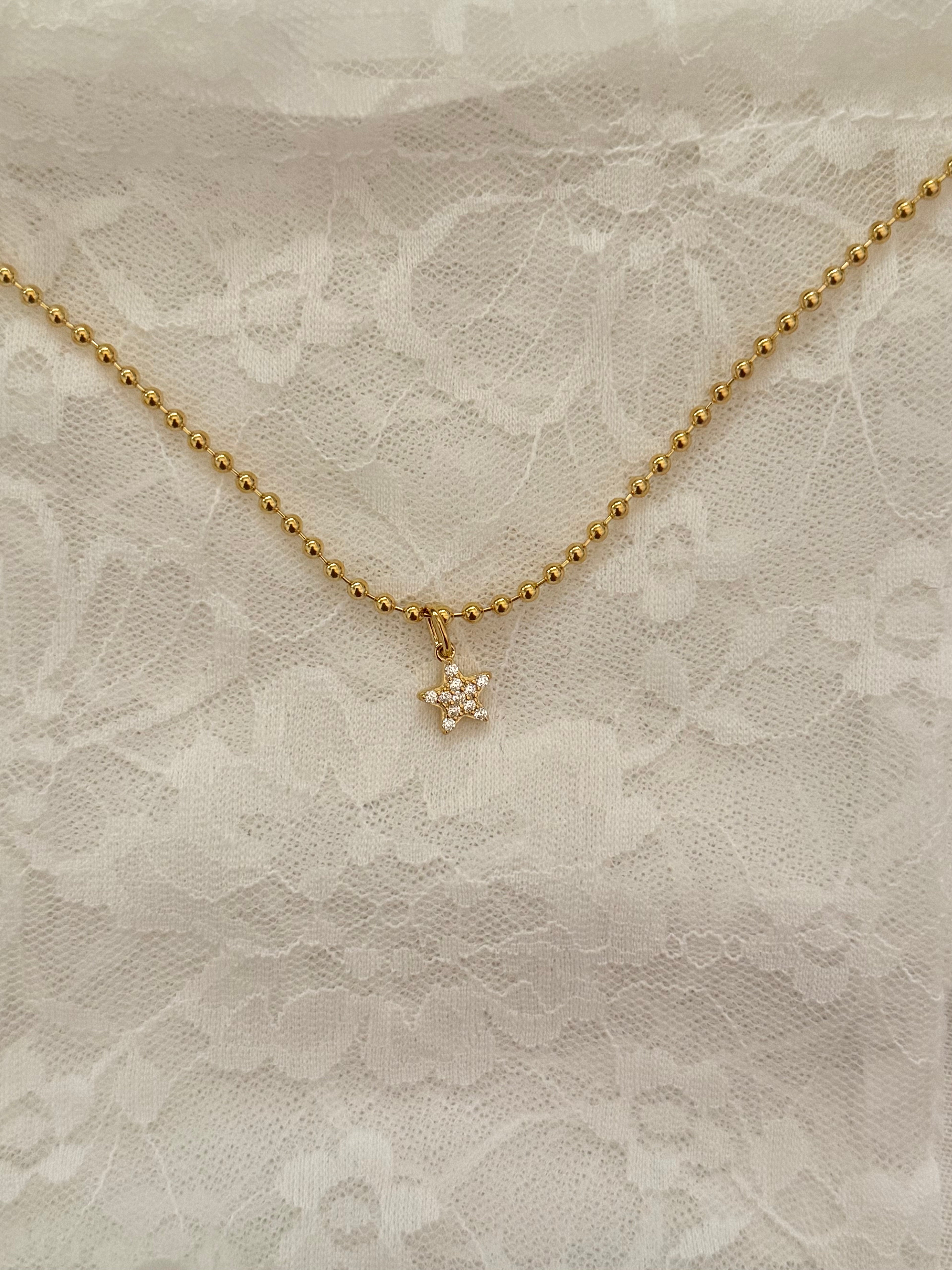 Star Pendant - Gold Vermeil