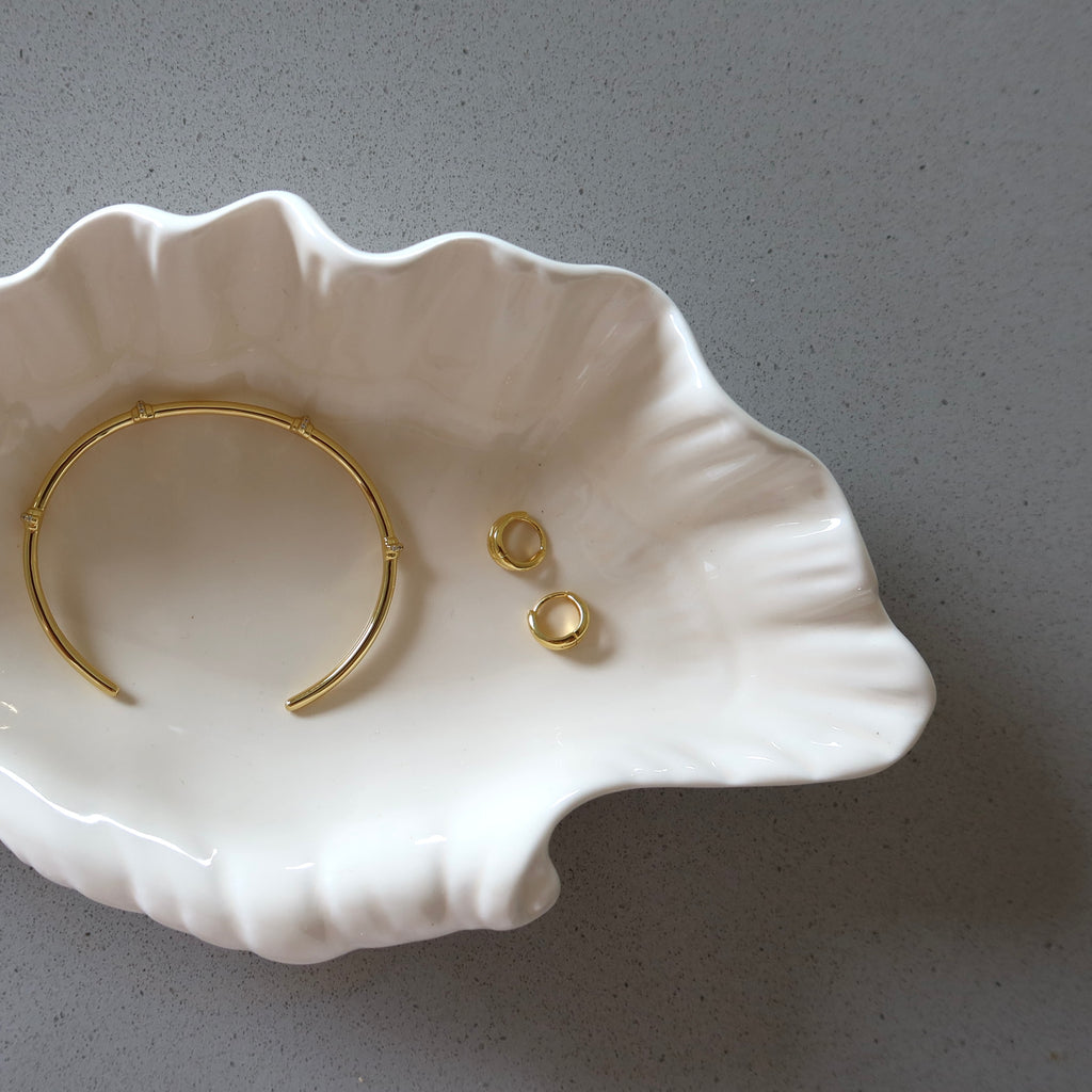 Iris Hoop - Gold Vermeil