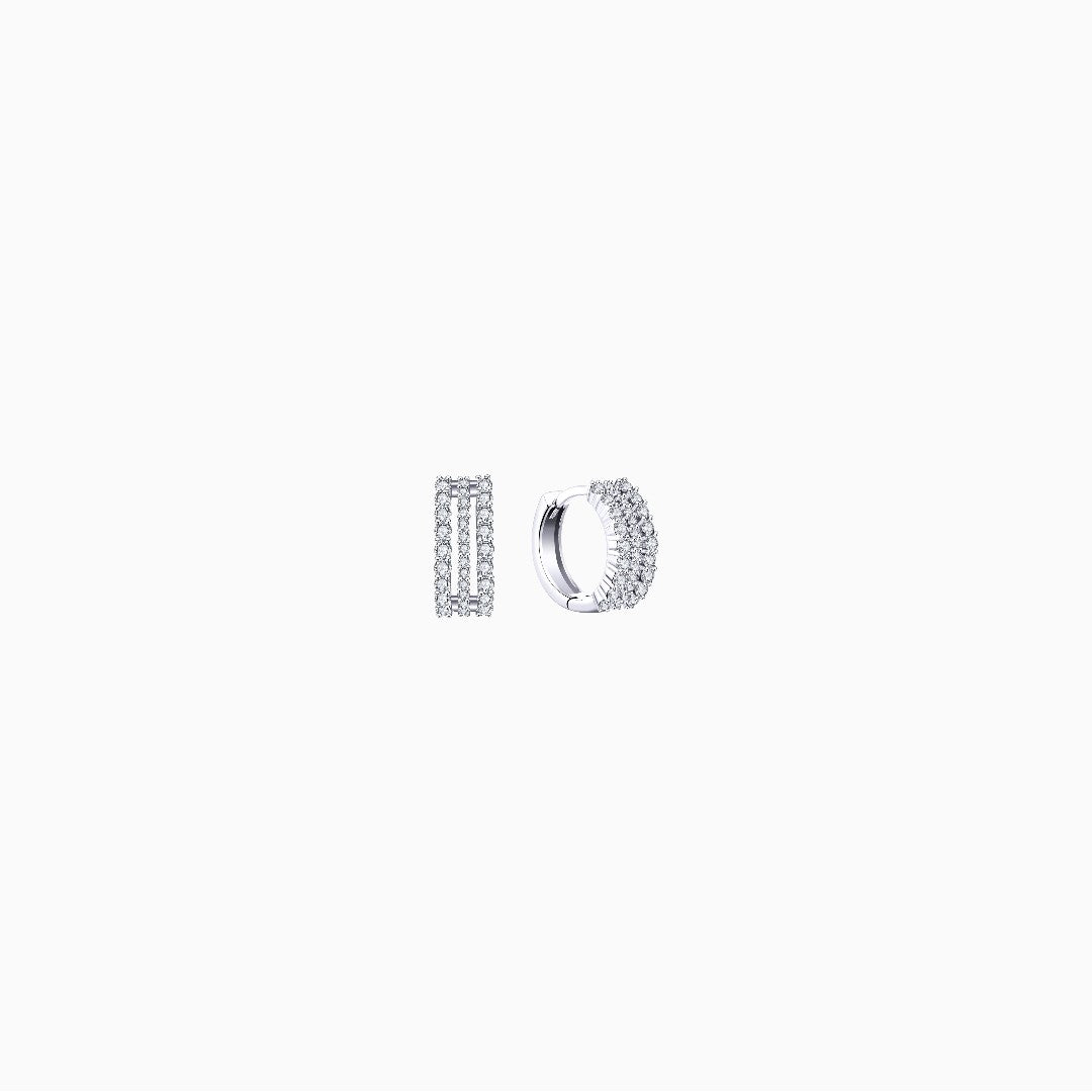 Charlotte Hoops - Silver