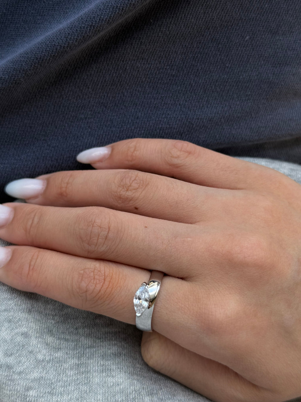 Aria Pinky Ring - Silver