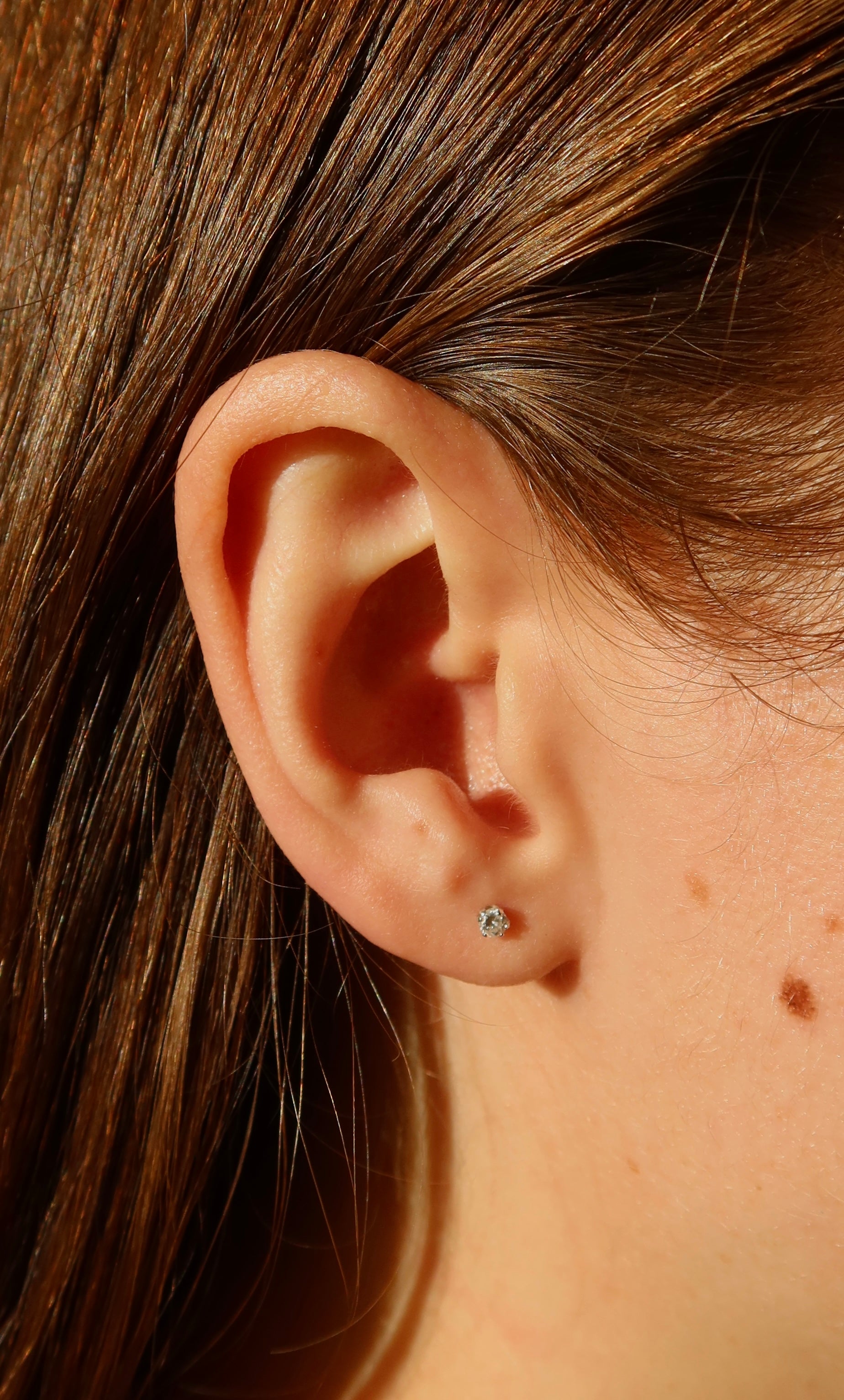 Stella Stud - 18k White Gold