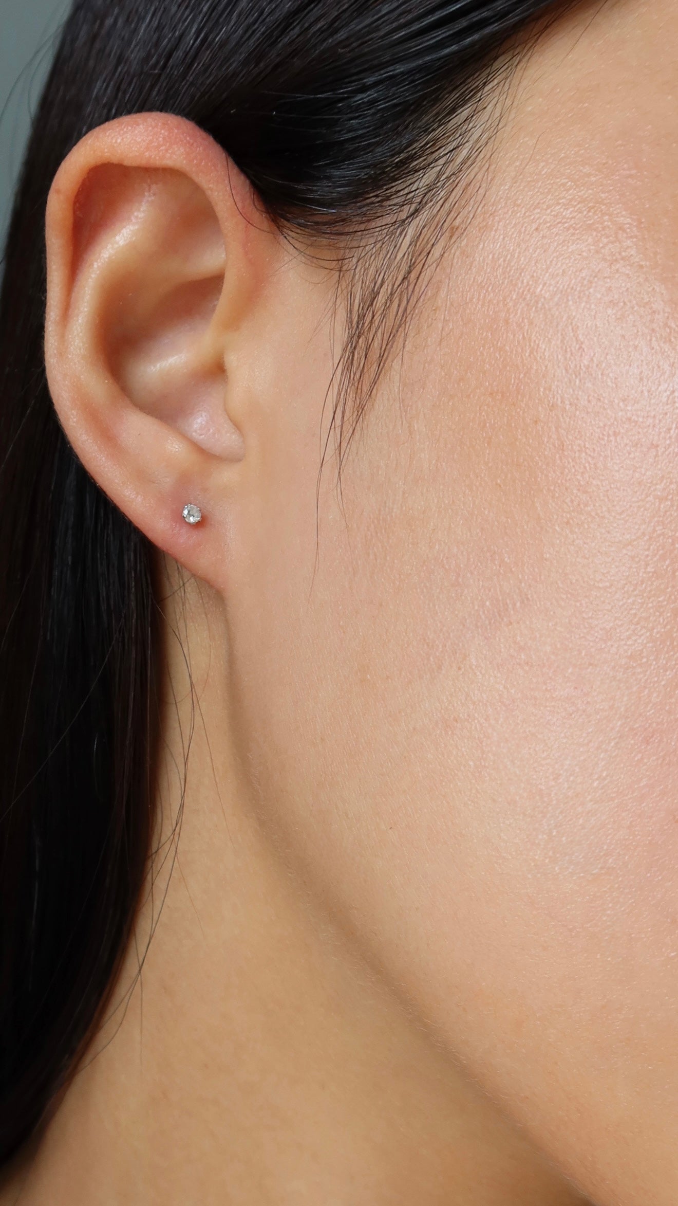 Stella Stud - 18k White Gold