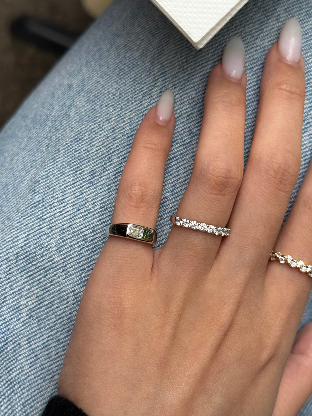 Jamie Ring - 9k White Gold