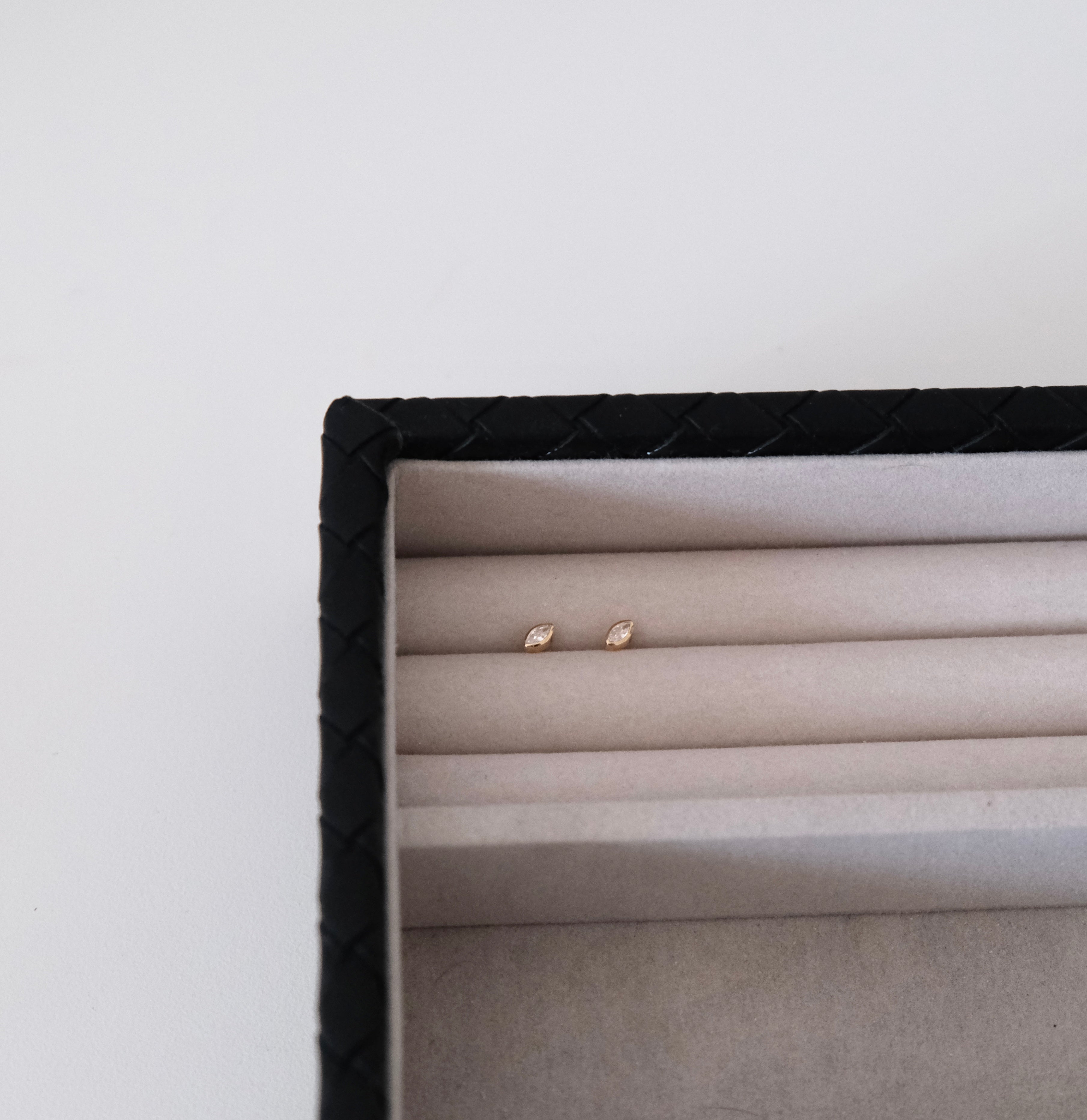 Marina Marquise Earrings - Gold Vermeil