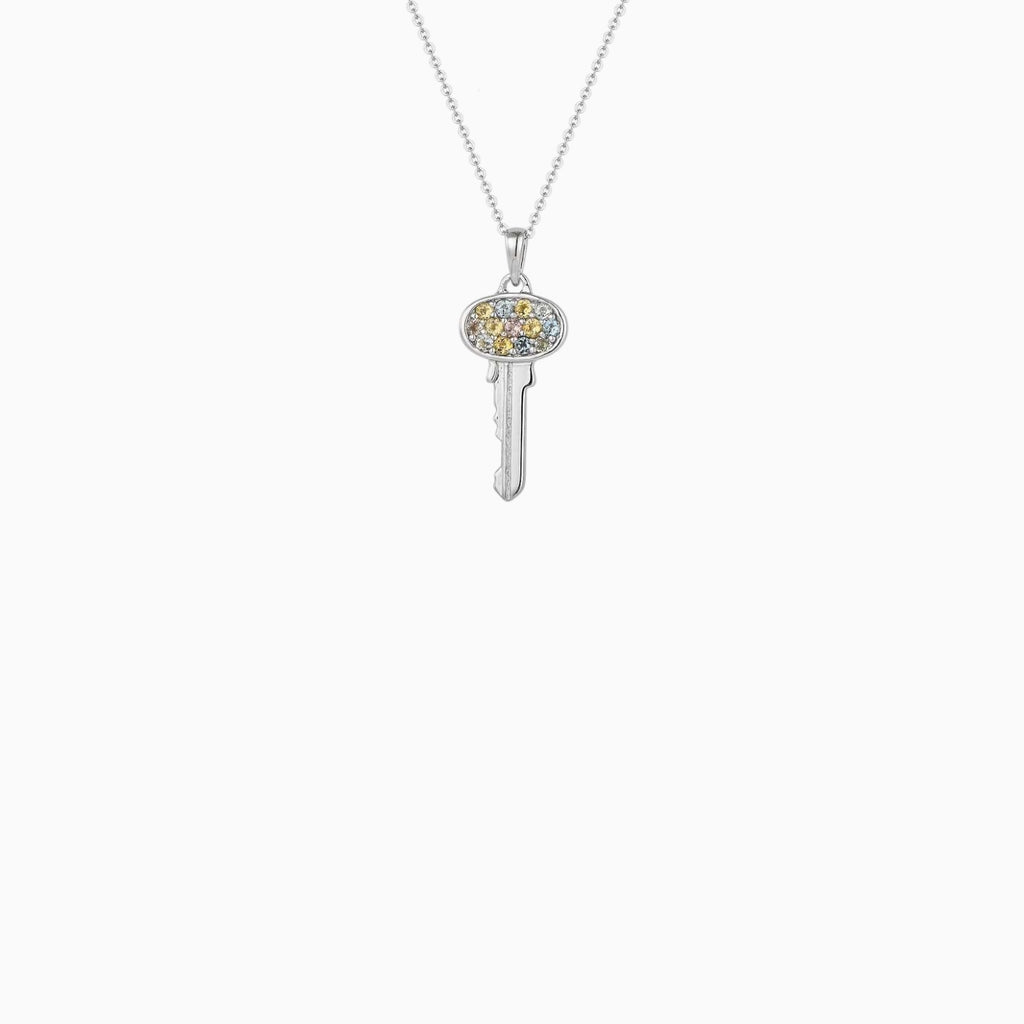 Clé Necklace - Silver