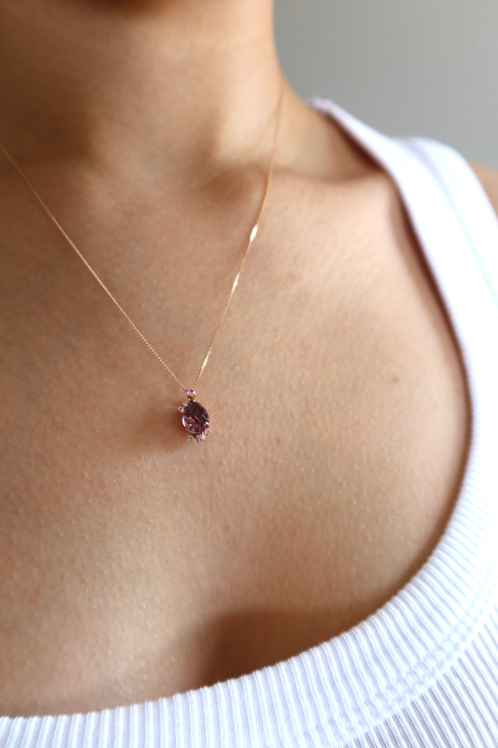 Nora Necklace- 18k Rose Gold