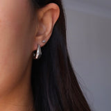 Isabella Teardrop Earrings - Silver