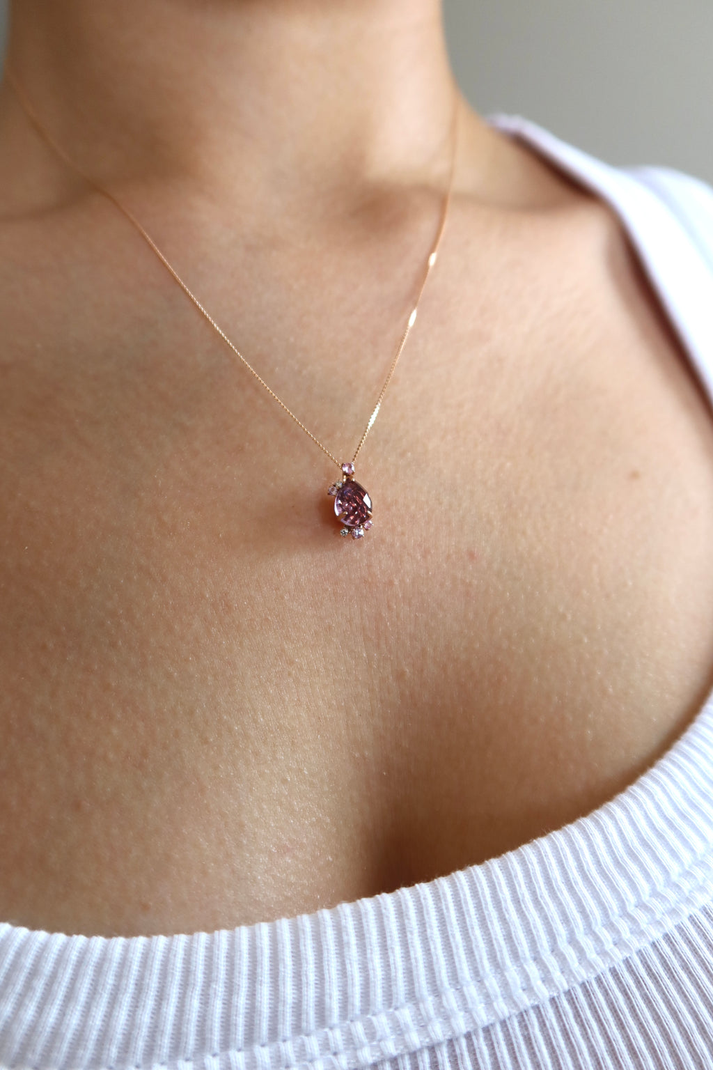 Nora Necklace- 18k Rose Gold