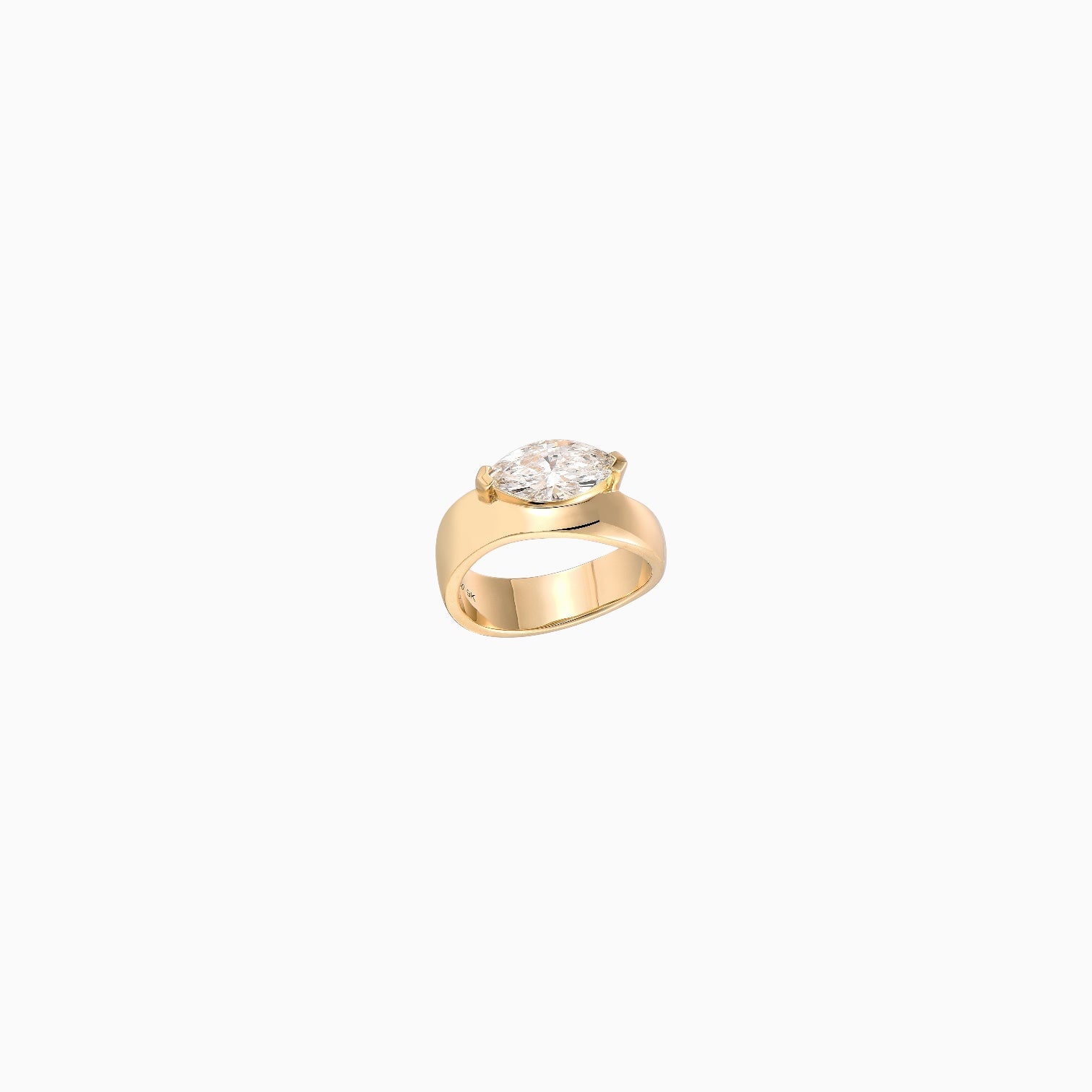 Aria Pinky Ring - 9k gold