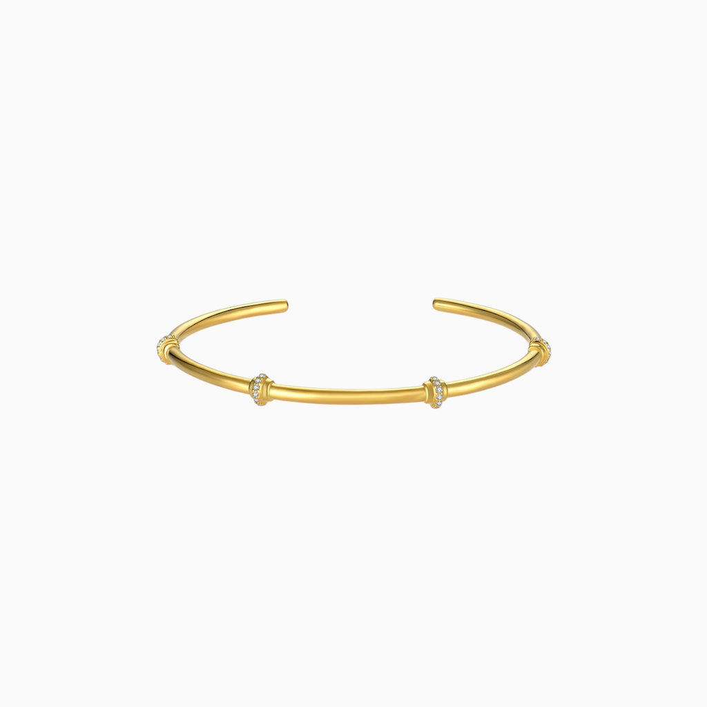 Luna Bangle - Gold Vermeil