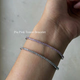 Pia Tennis Bracelet - Silver