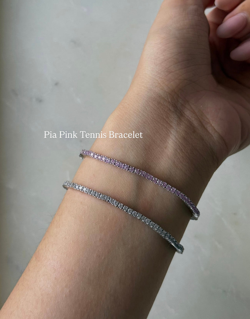 Pia Tennis Bracelet - Silver