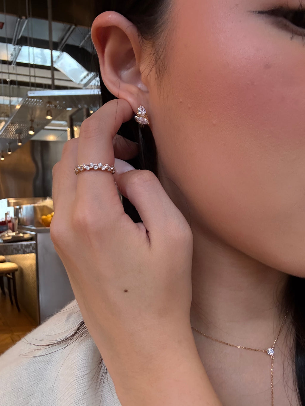Kazza Hoops -  Gold Vermeil