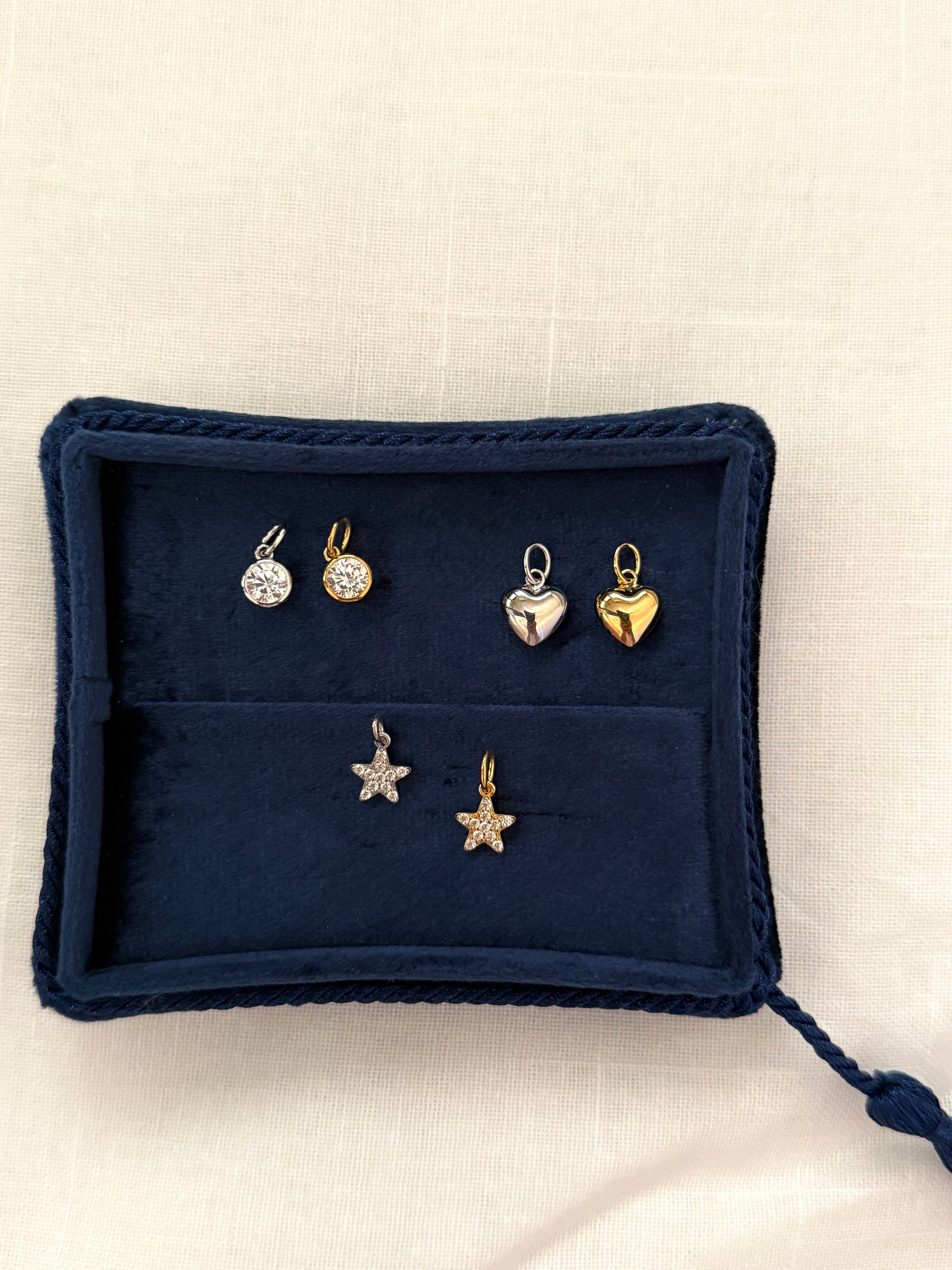 Amber Pendant - Silver