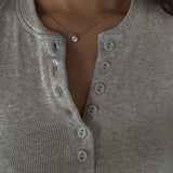 Noa necklace - 18k white gold