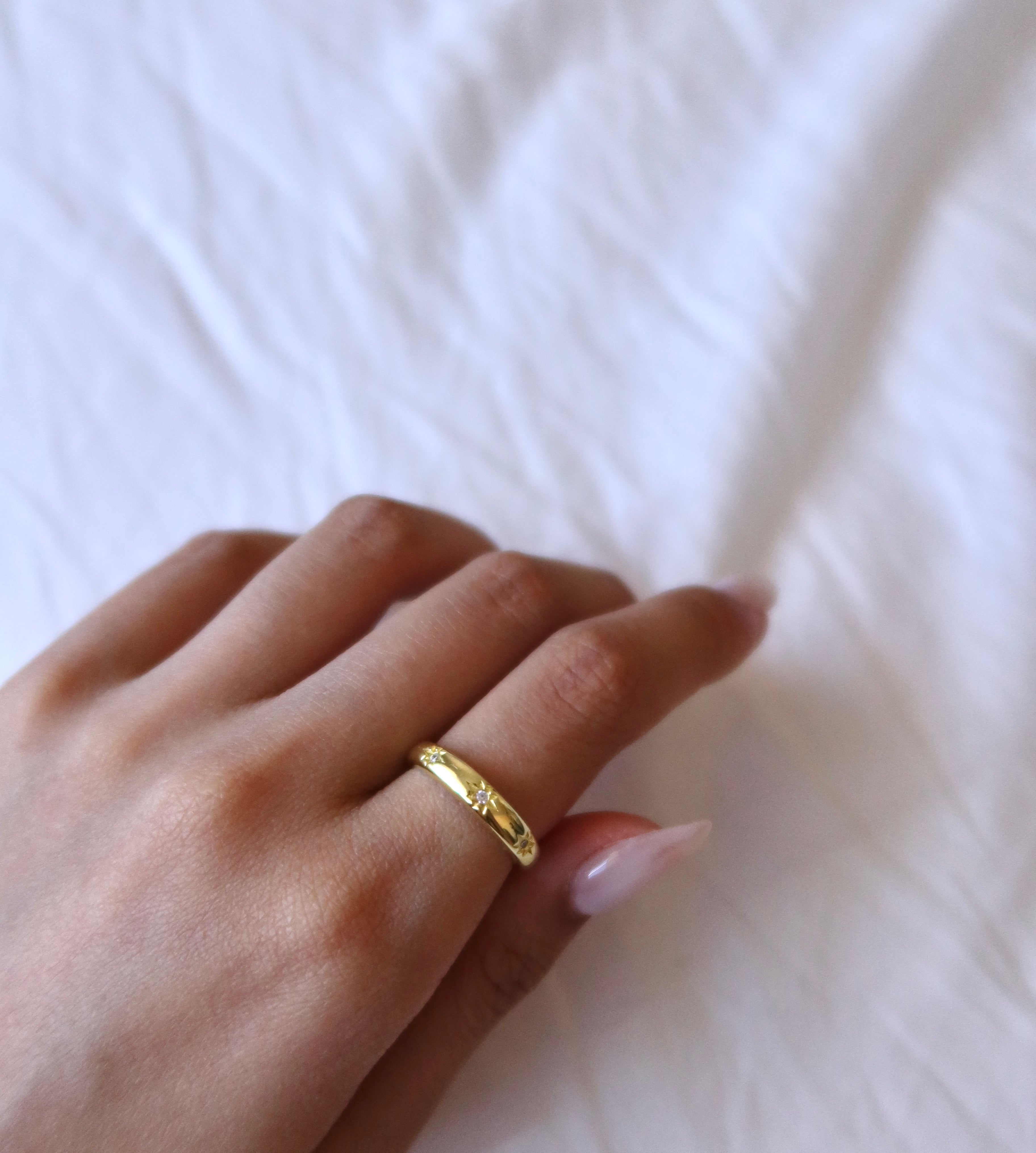 Naya Open Ring - Gold Vermeil