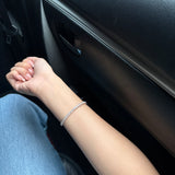 Kia Tennis Bracelet - Silver