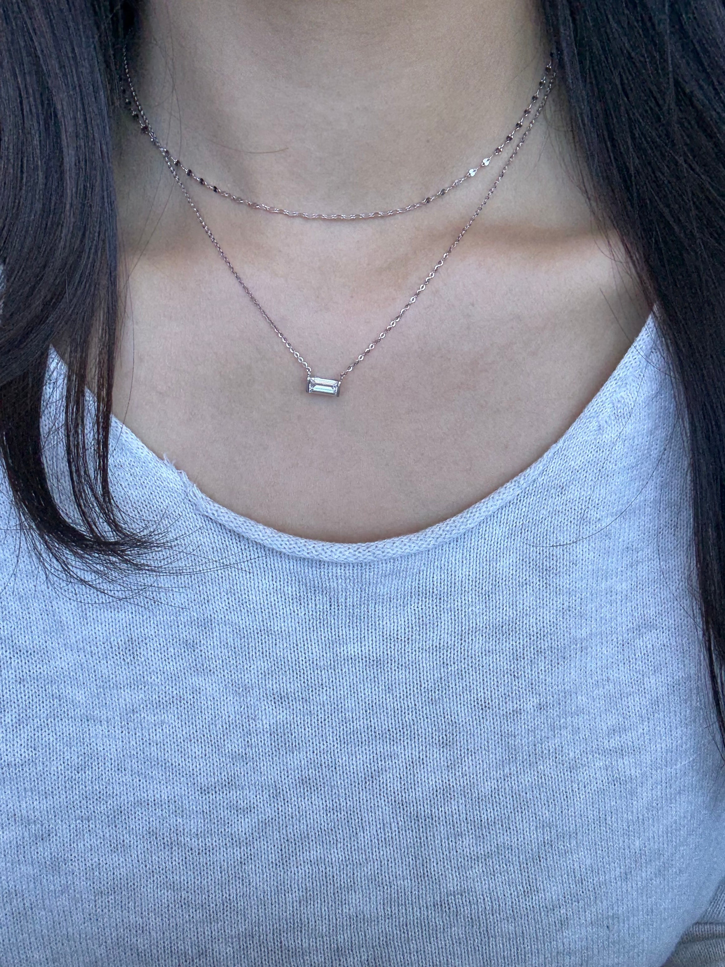 Gennie Necklace - Silver
