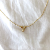 Bow Necklace -Gold Vermeil