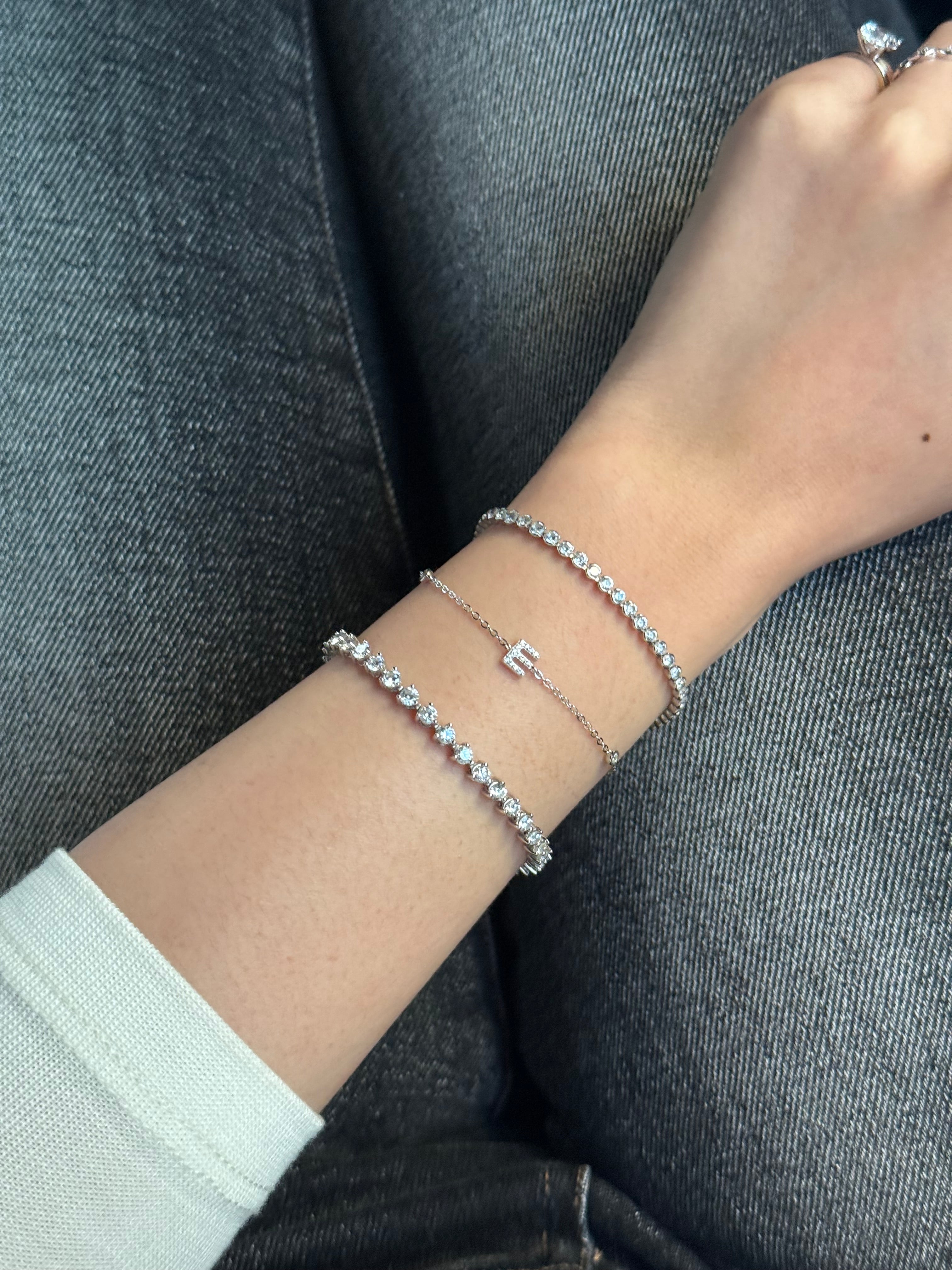 喬治娜手鐲 - 銀色