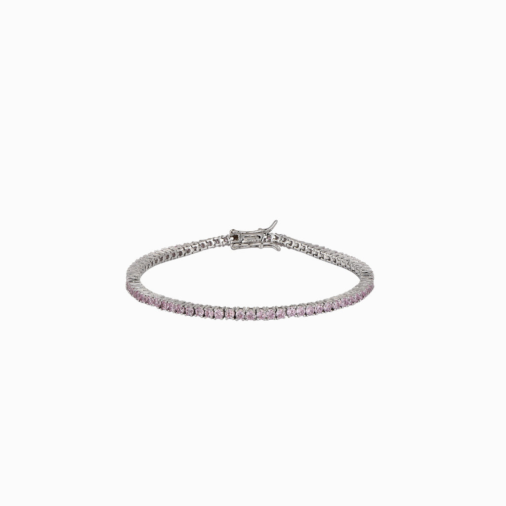 Pia Tennis Bracelet - Silver