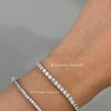Kia Tennis Bracelet - Silver