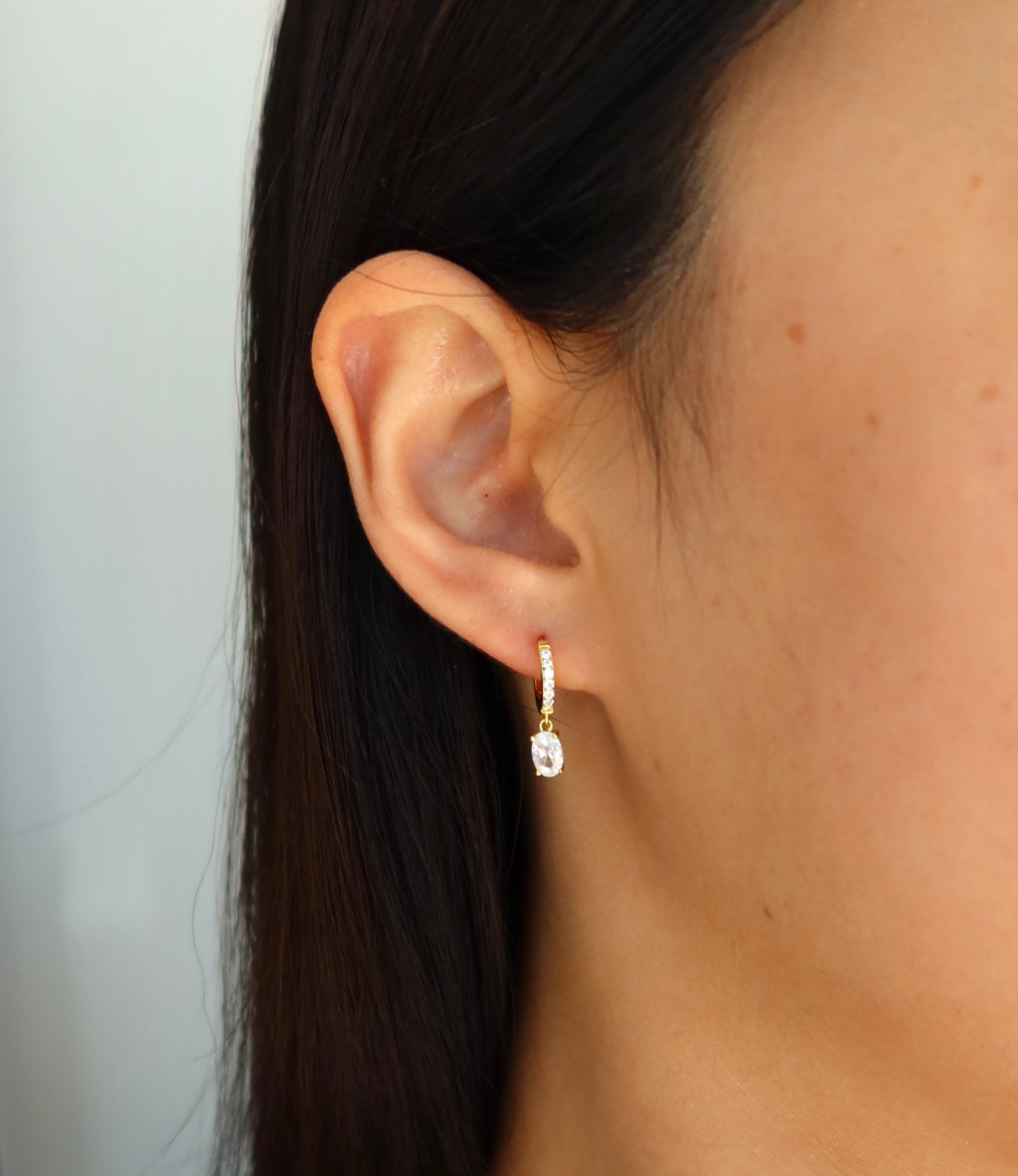 Sarah Hoops - Gold Vermeil