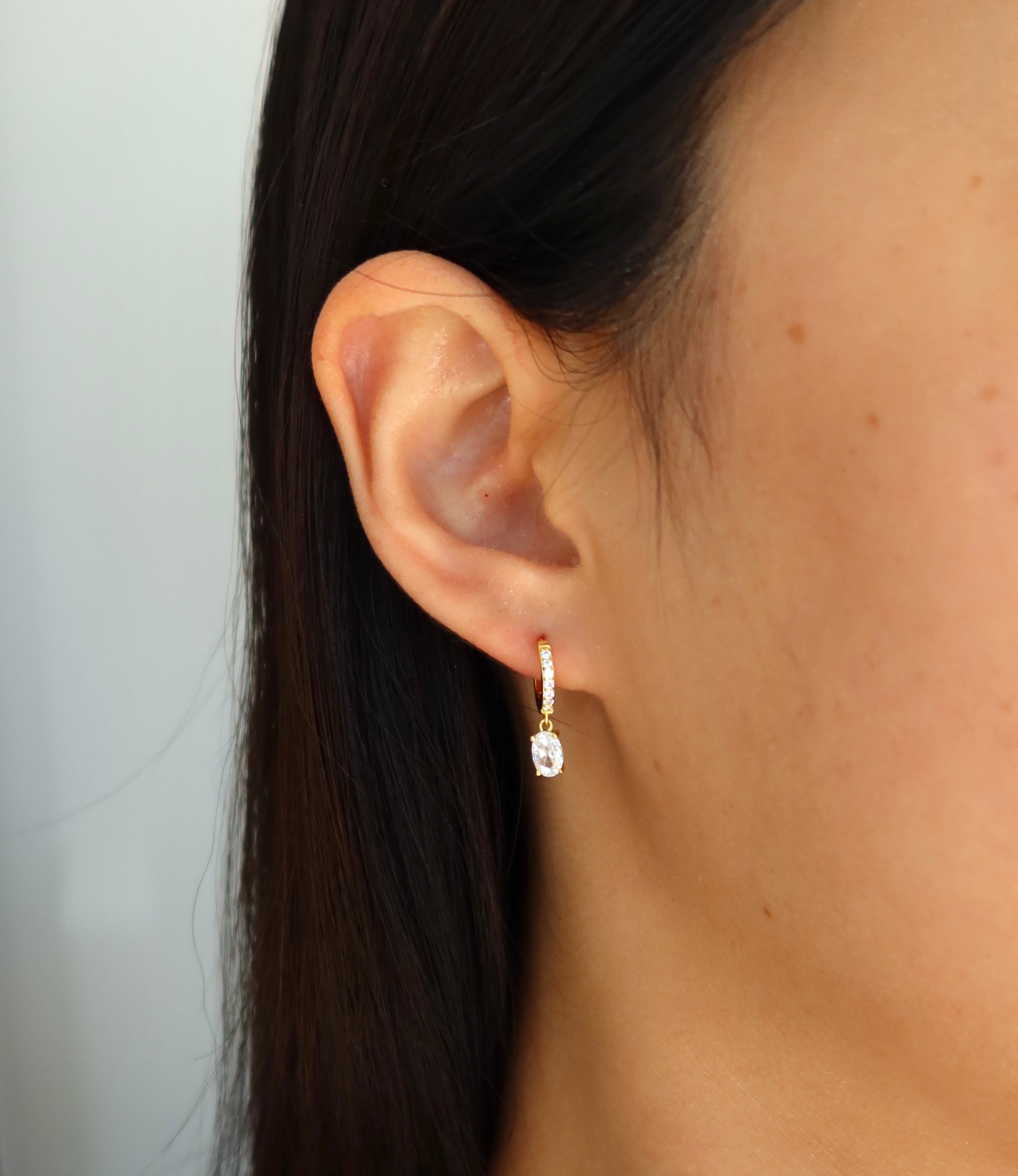Sarah Hoops - Gold Vermeil