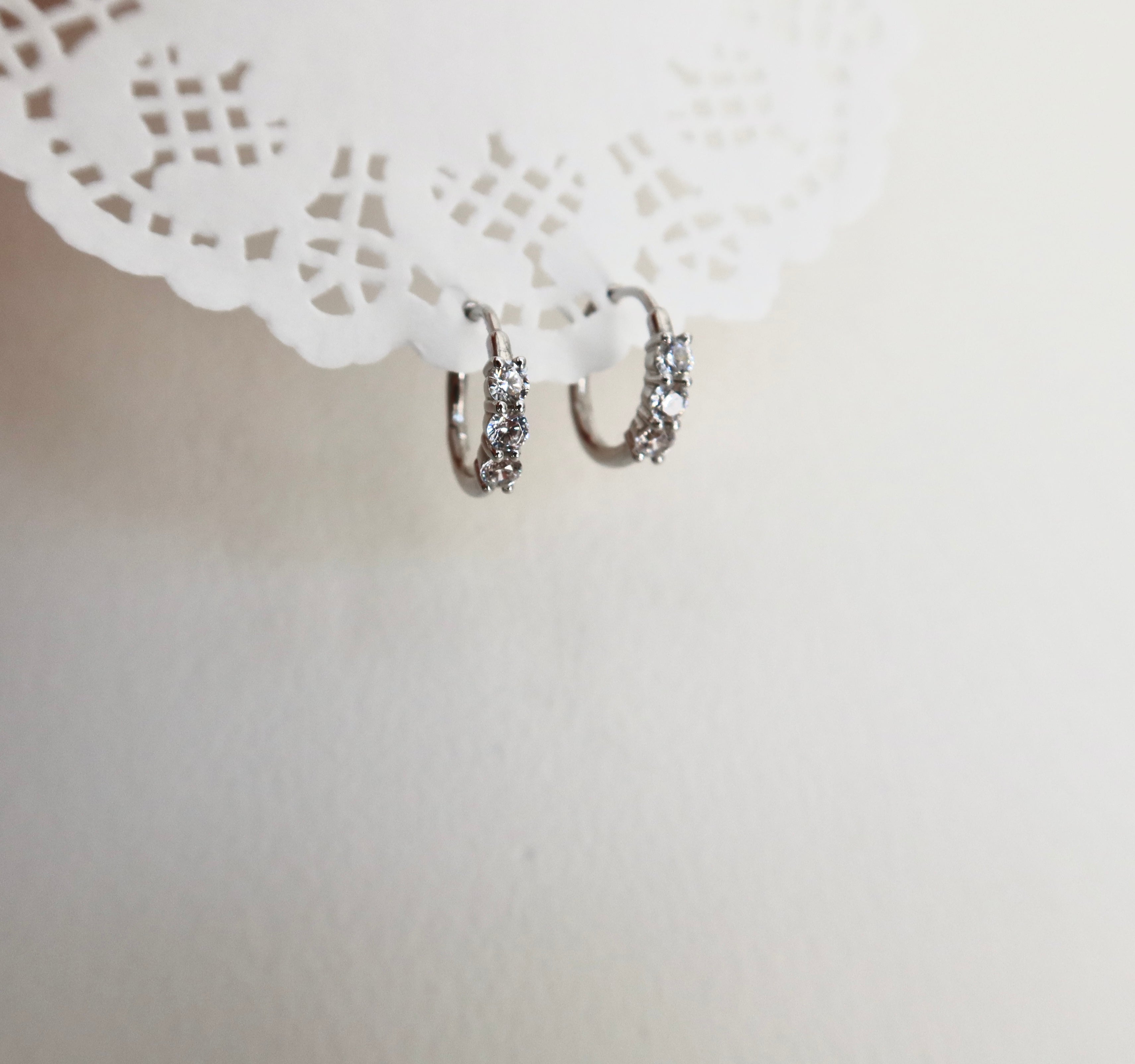 Lily Hoops - Silver